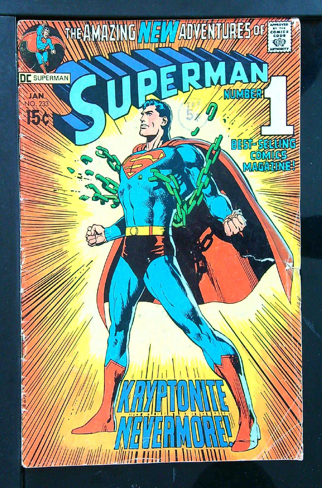 Cover of Superman (Vol 1) #233. One of 250,000 Vintage American Comics on sale from Krypton!