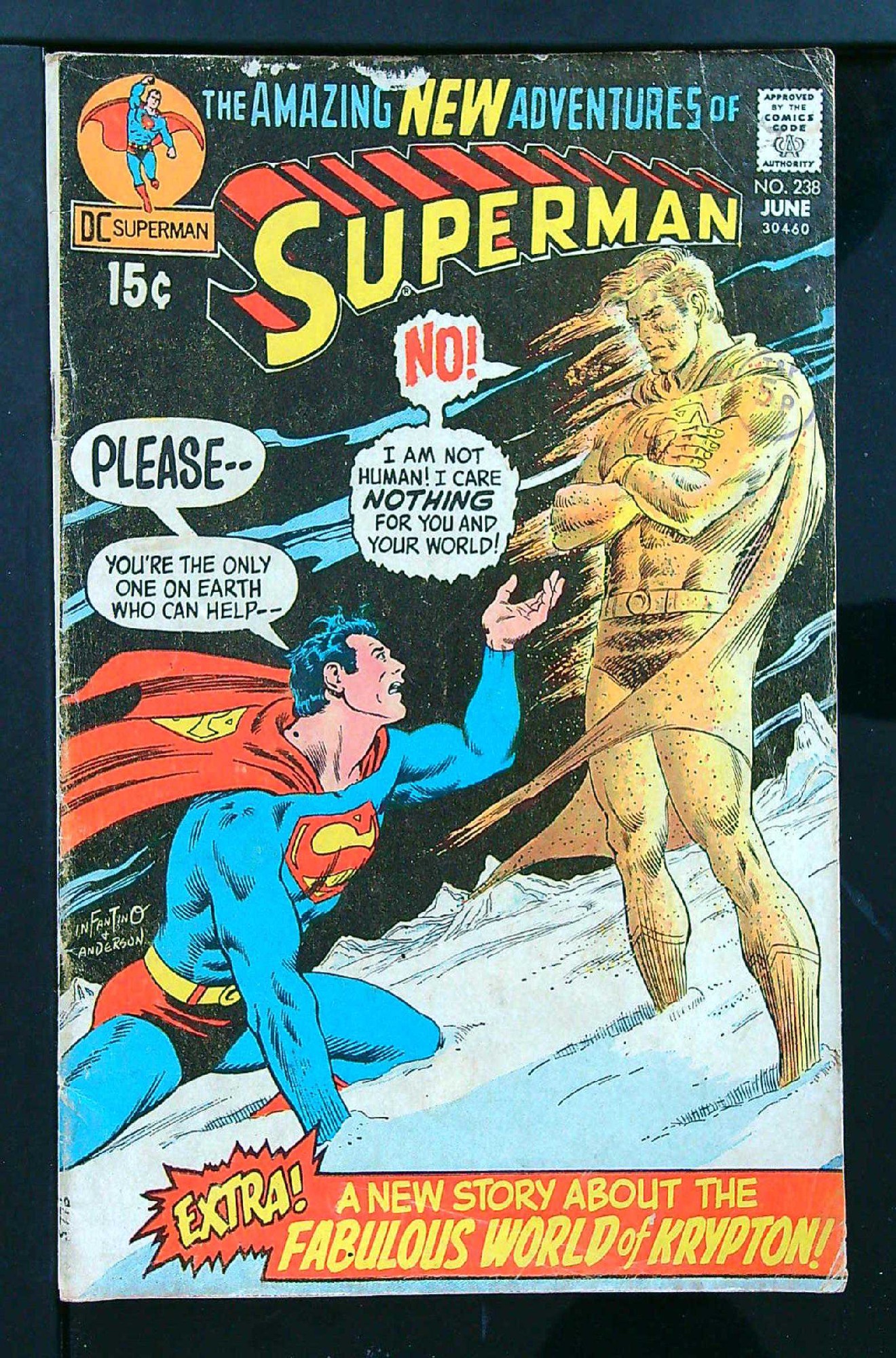 Cover of Superman (Vol 1) #238. One of 250,000 Vintage American Comics on sale from Krypton!