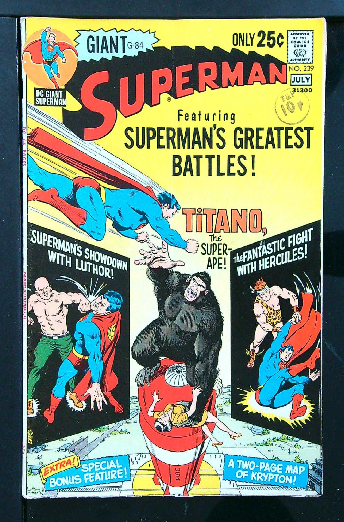 Cover of Superman (Vol 1) #239. One of 250,000 Vintage American Comics on sale from Krypton!