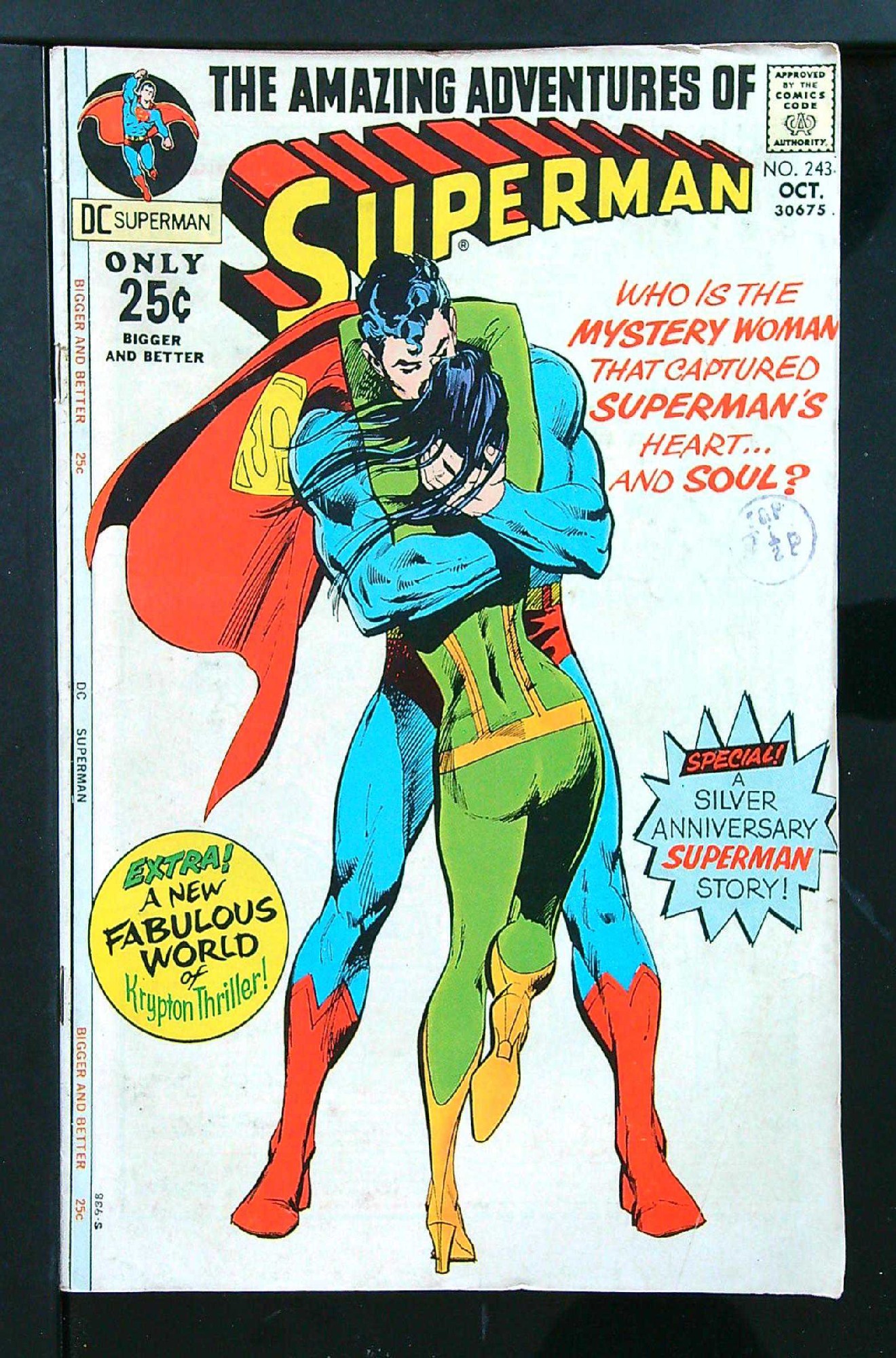 Cover of Superman (Vol 1) #243. One of 250,000 Vintage American Comics on sale from Krypton!