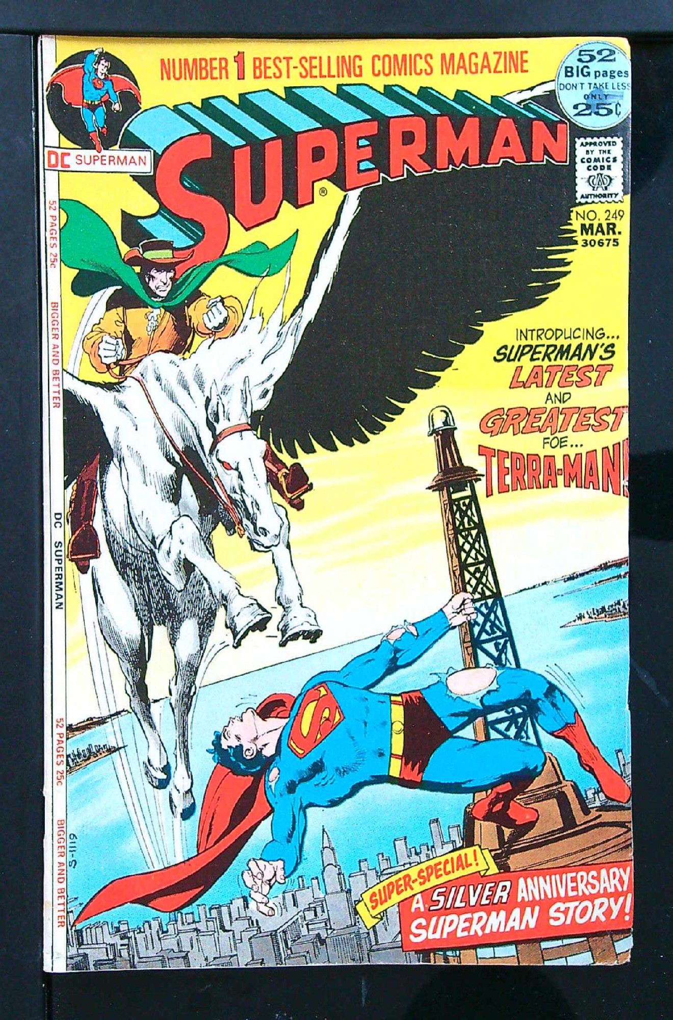 Cover of Superman (Vol 1) #249. One of 250,000 Vintage American Comics on sale from Krypton!