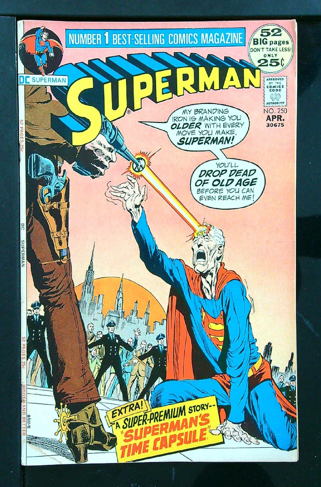 ACTUAL SCAN OF COMIC!<br> Cover of Superman (Vol 1) #250. One of 250,000 Vintage American Comics on sale from Krypton!