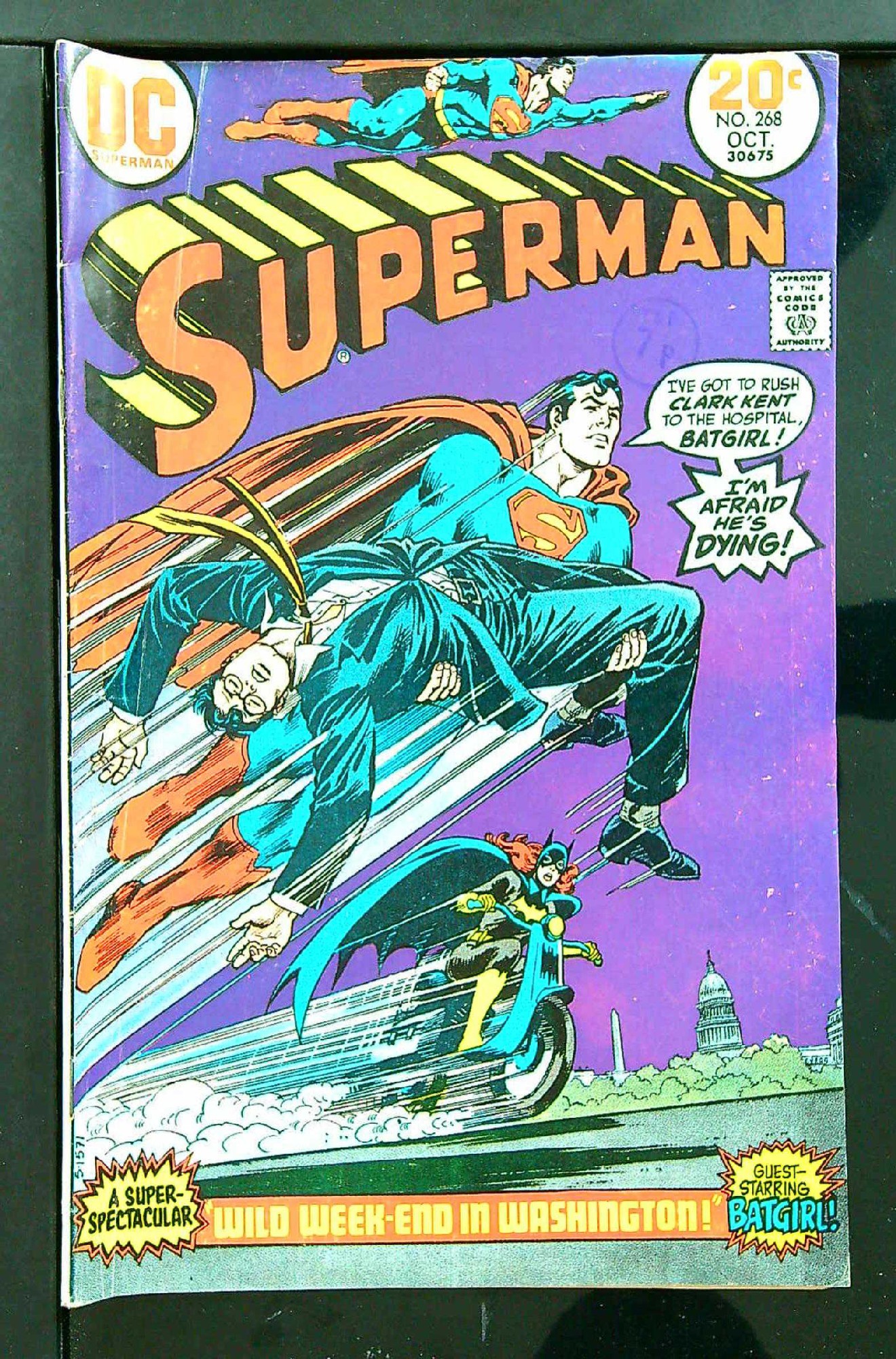 Cover of Superman (Vol 1) #268. One of 250,000 Vintage American Comics on sale from Krypton!