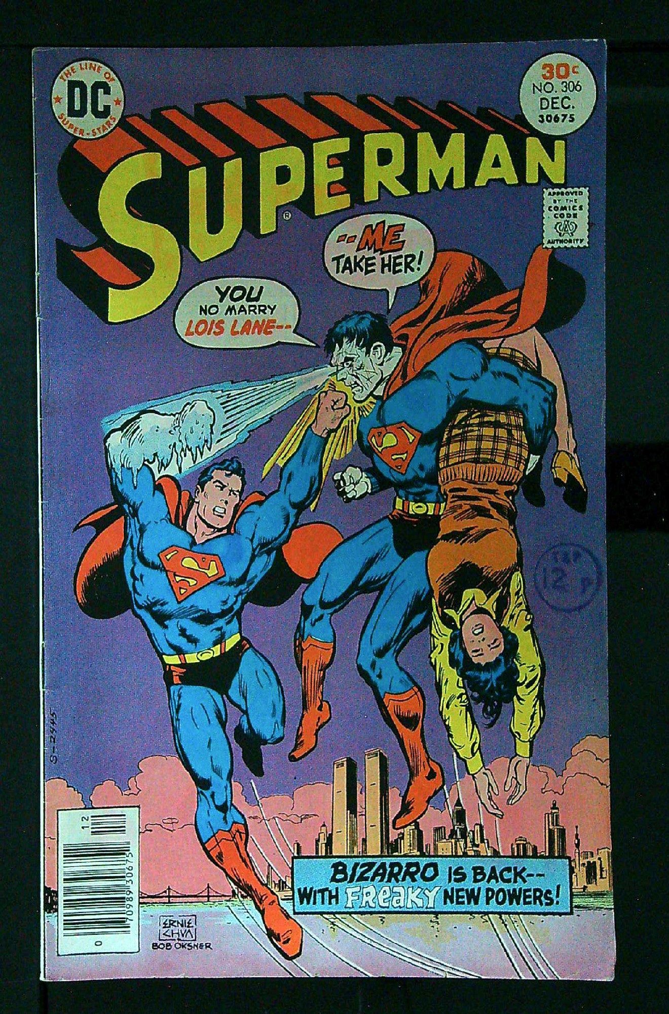 Cover of Superman (Vol 1) #306. One of 250,000 Vintage American Comics on sale from Krypton!