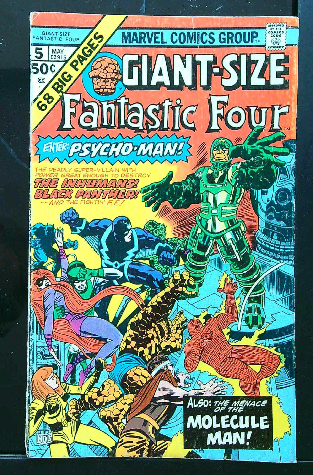 ACTUAL SCAN OF COMIC!<br> Cover of Giant Size: Fantastic Four (Vol 1) #5. One of 250,000 Vintage American Comics on sale from Krypton!