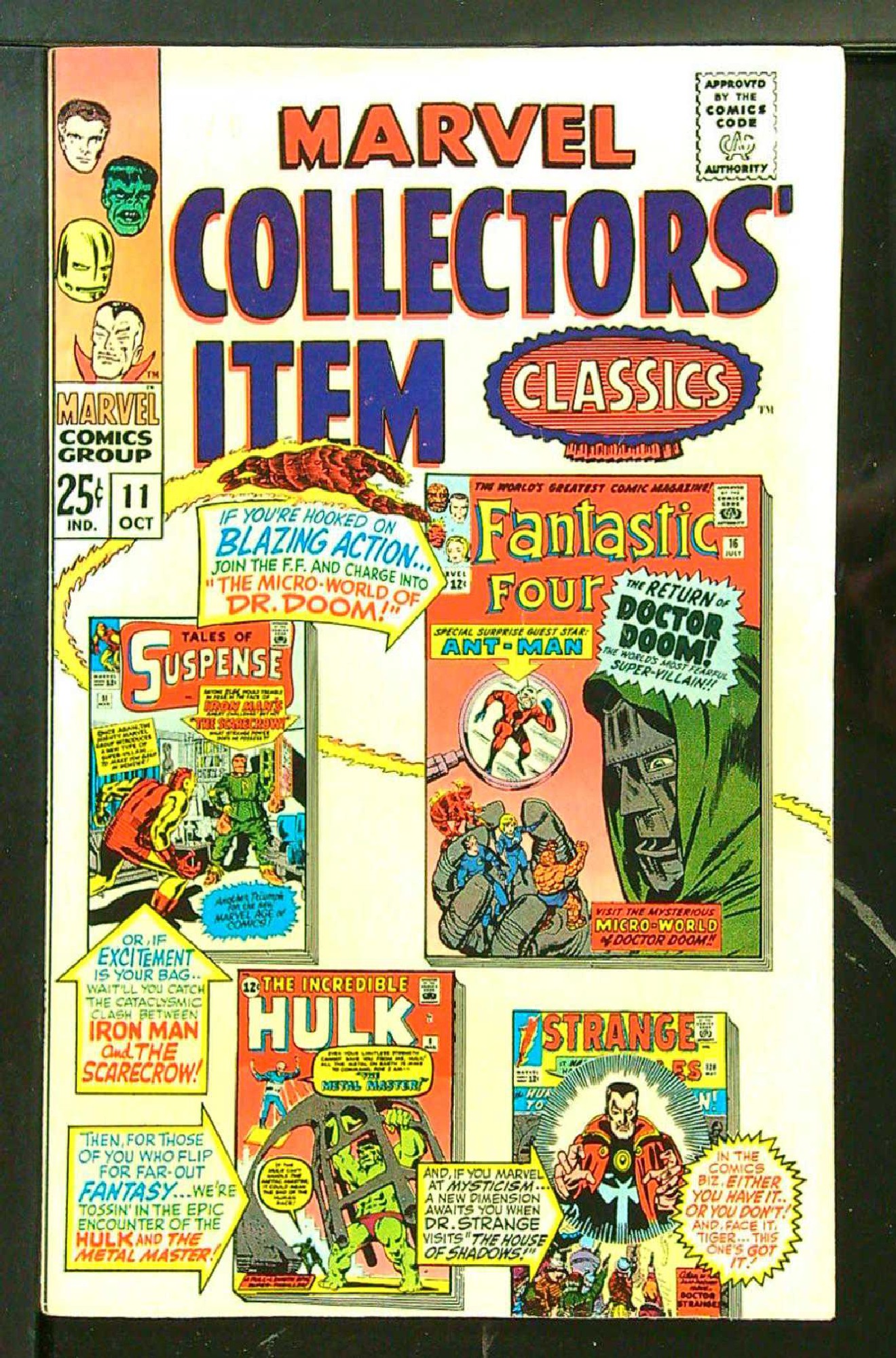Cover of Marvel Collectors Item Classics (Vol 1) #11. One of 250,000 Vintage American Comics on sale from Krypton!