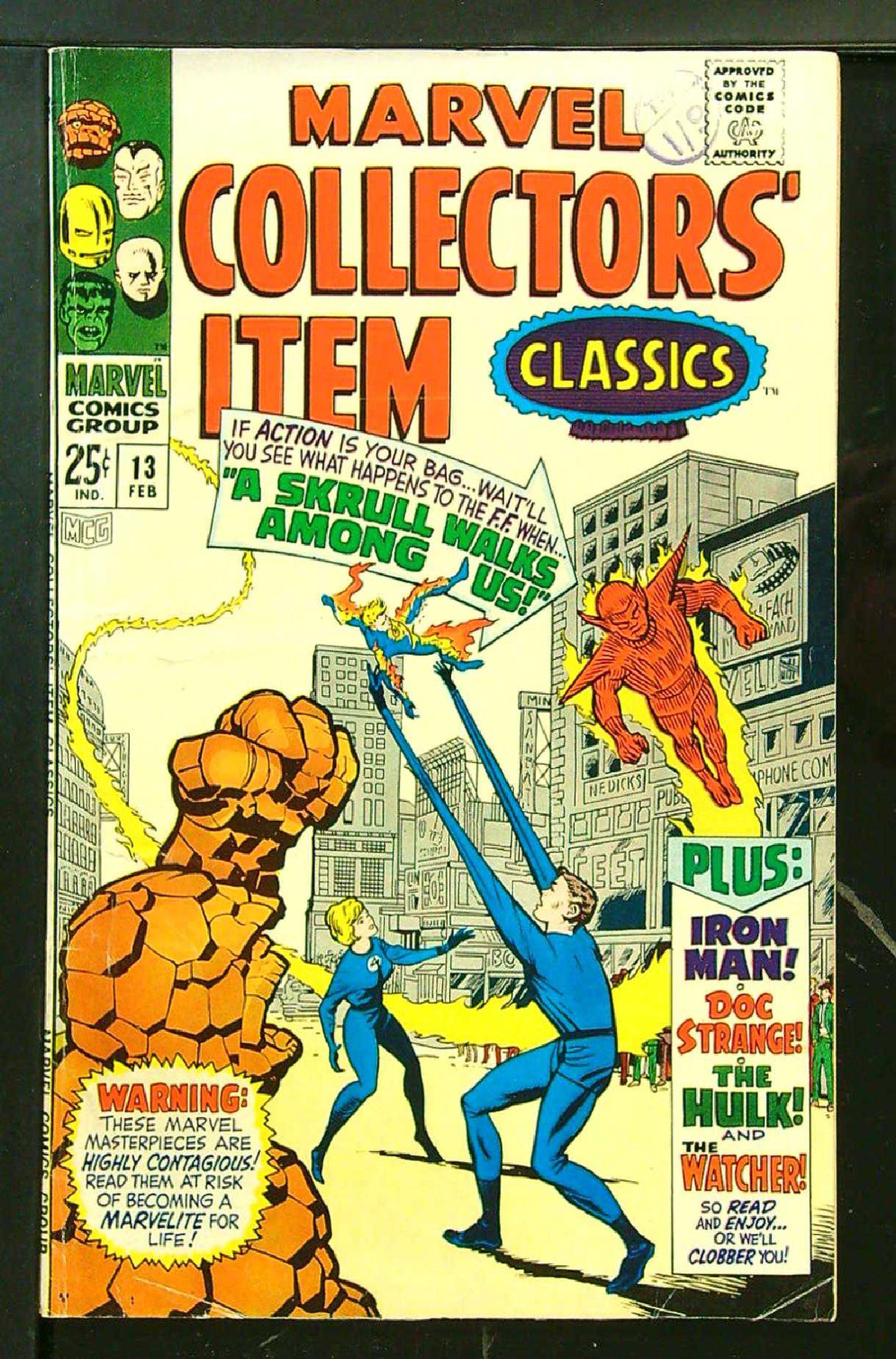 Cover of Marvel Collectors Item Classics (Vol 1) #13. One of 250,000 Vintage American Comics on sale from Krypton!