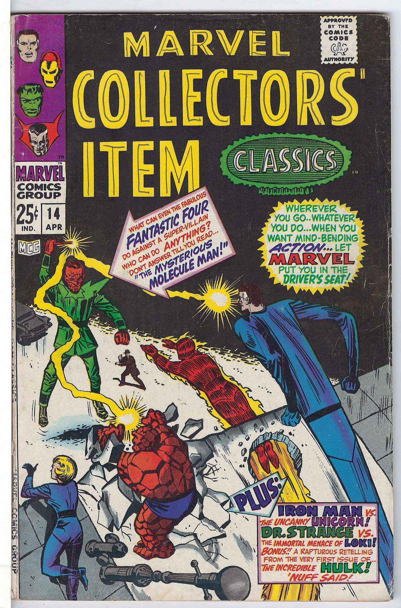 Cover of Marvel Collectors Item Classics (Vol 1) #14. One of 250,000 Vintage American Comics on sale from Krypton!