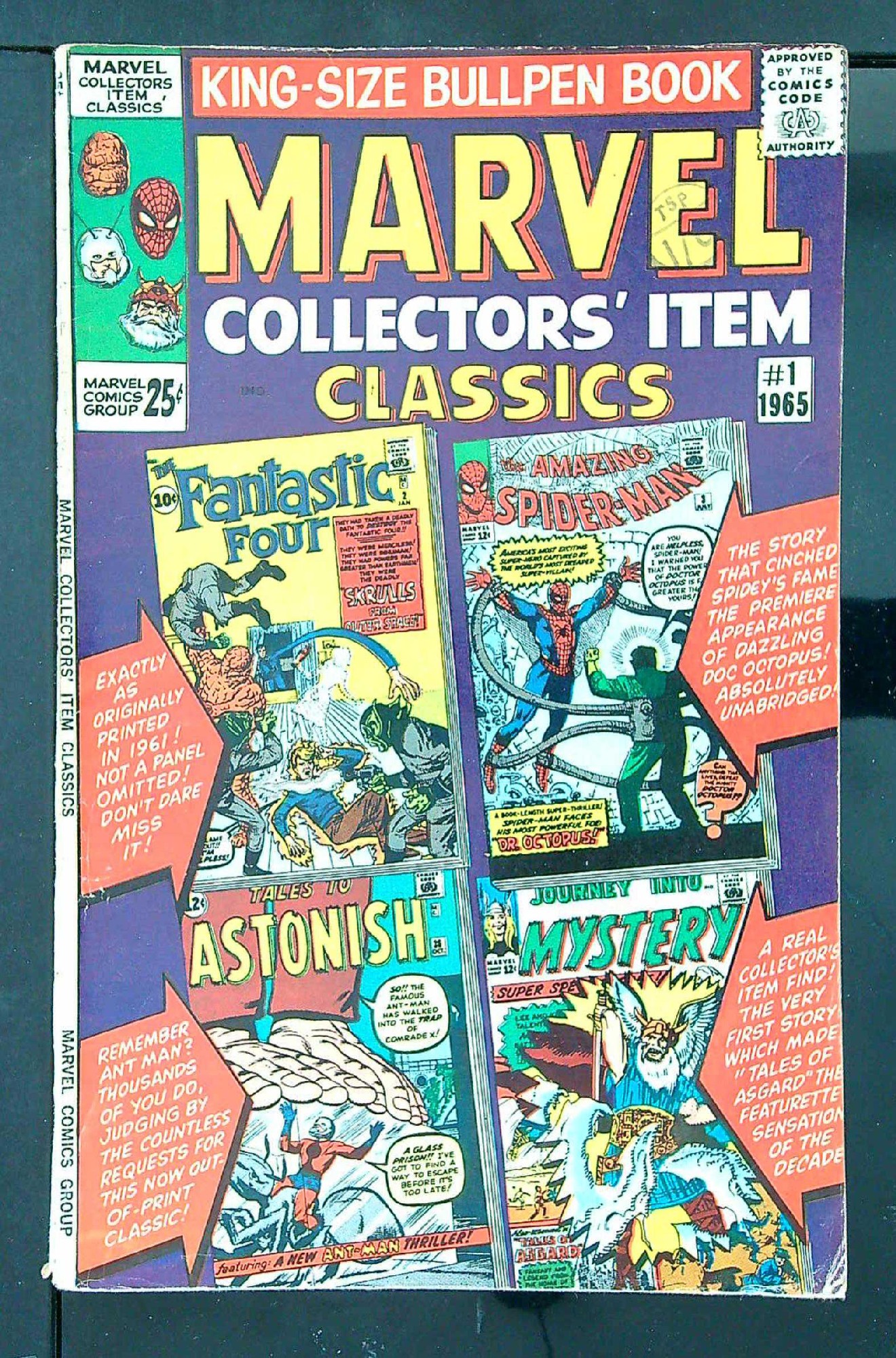 Cover of Marvel Collectors Item Classics (Vol 1) #1. One of 250,000 Vintage American Comics on sale from Krypton!