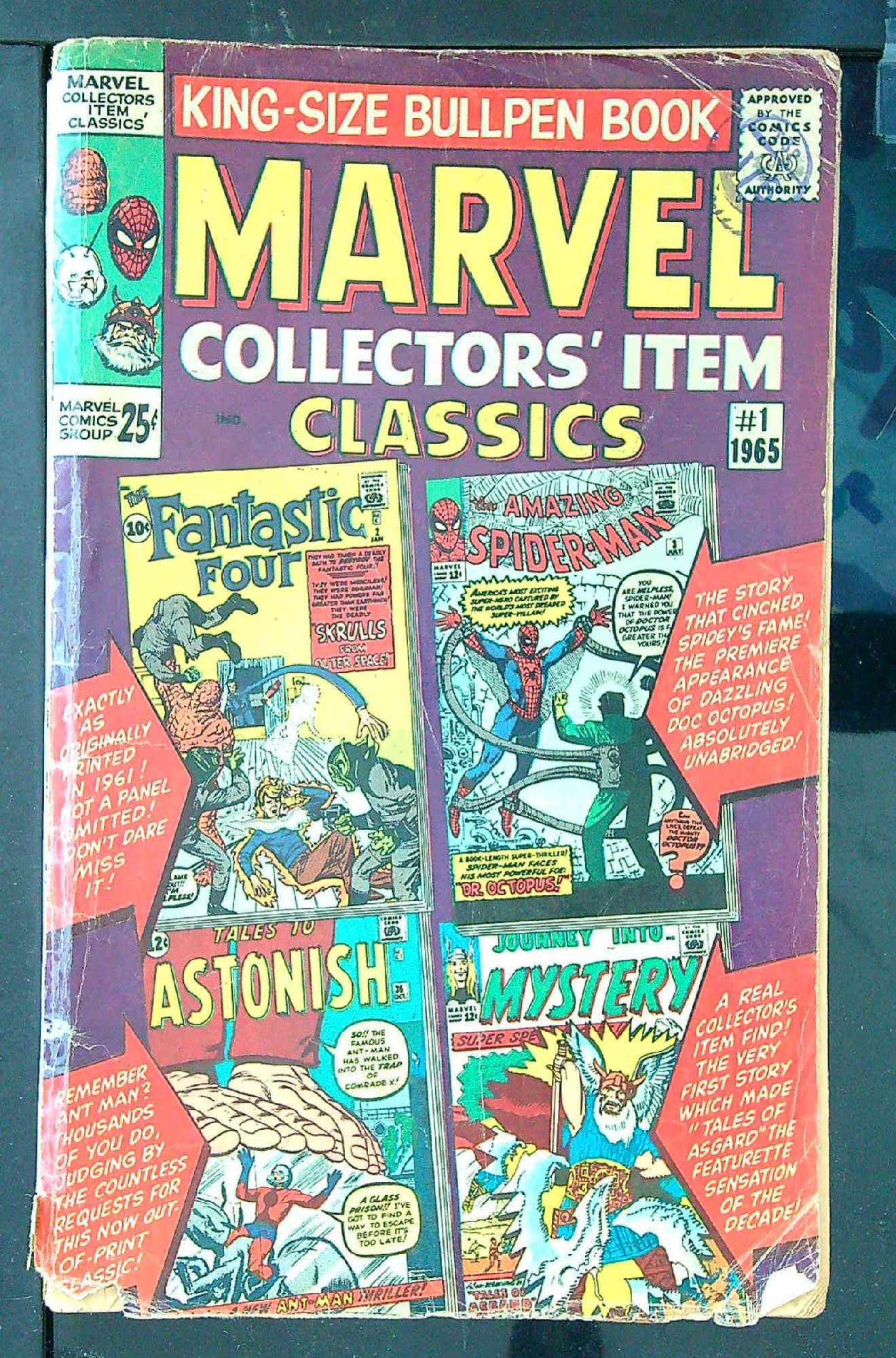 Cover of Marvel Collectors Item Classics (Vol 1) #1. One of 250,000 Vintage American Comics on sale from Krypton!