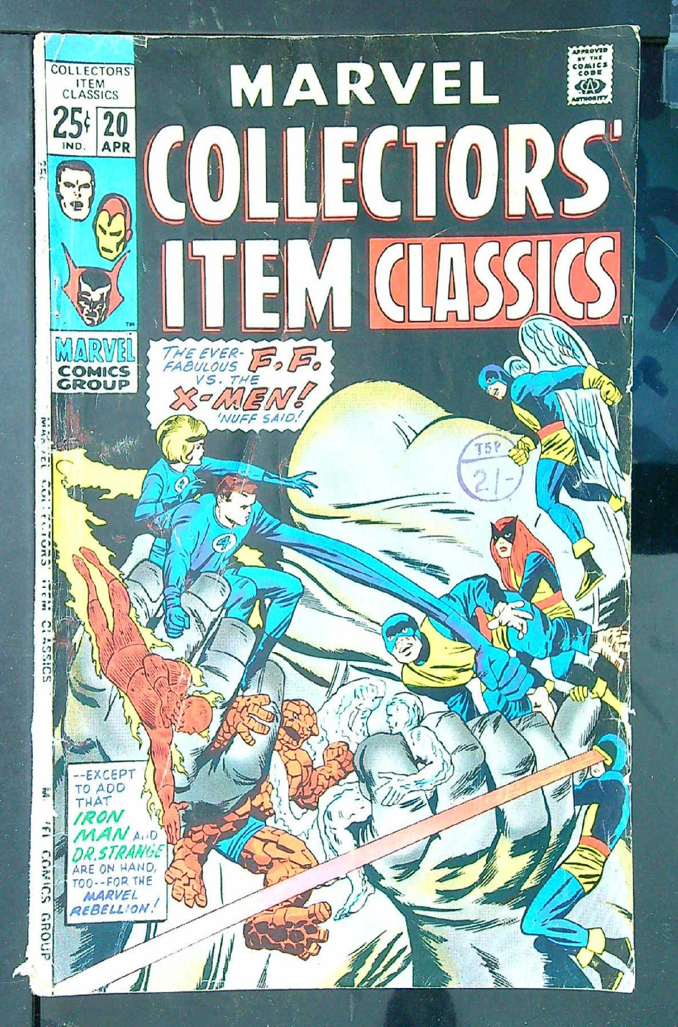 Cover of Marvel Collectors Item Classics (Vol 1) #20. One of 250,000 Vintage American Comics on sale from Krypton!