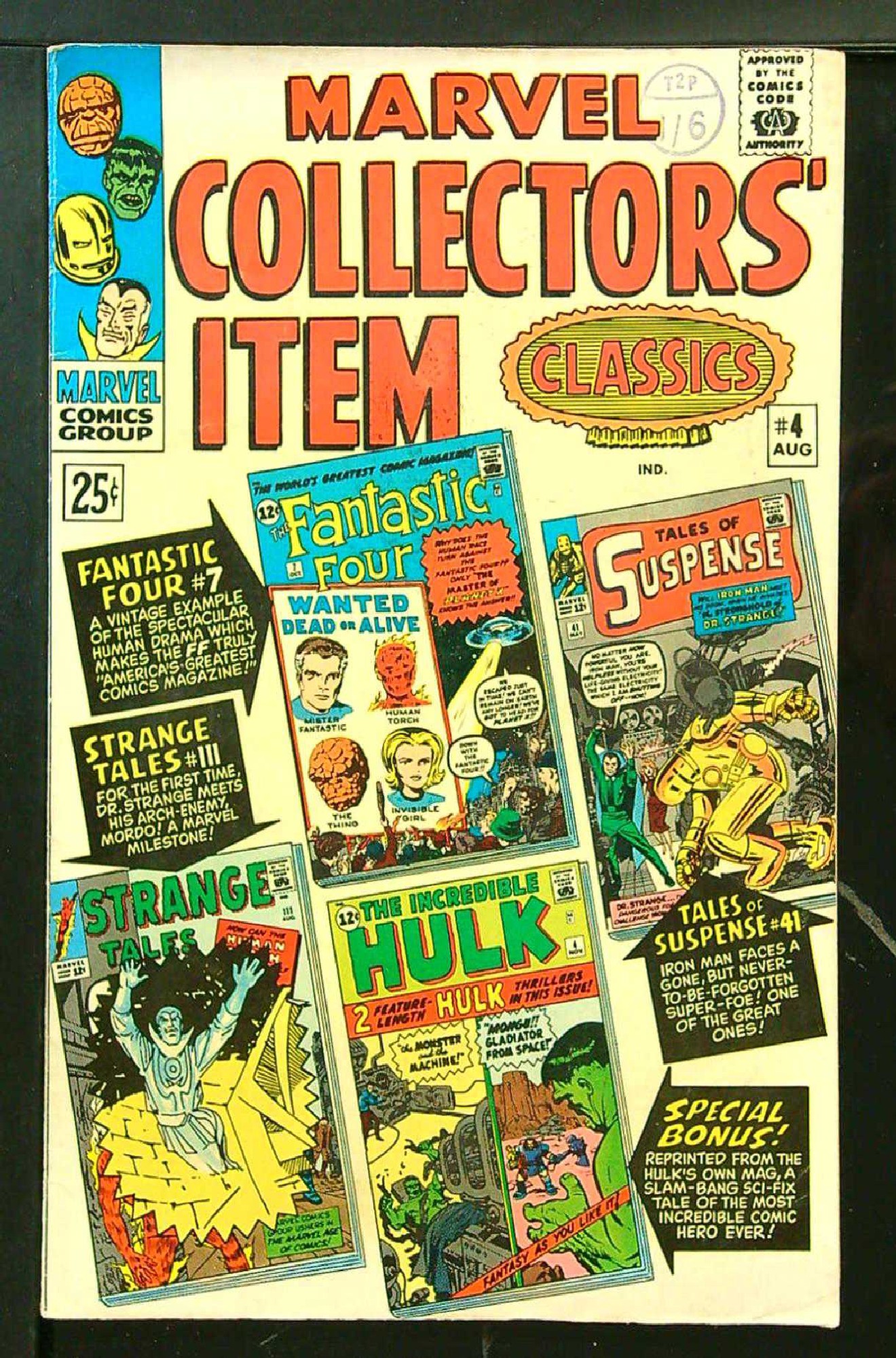Cover of Marvel Collectors Item Classics (Vol 1) #4. One of 250,000 Vintage American Comics on sale from Krypton!