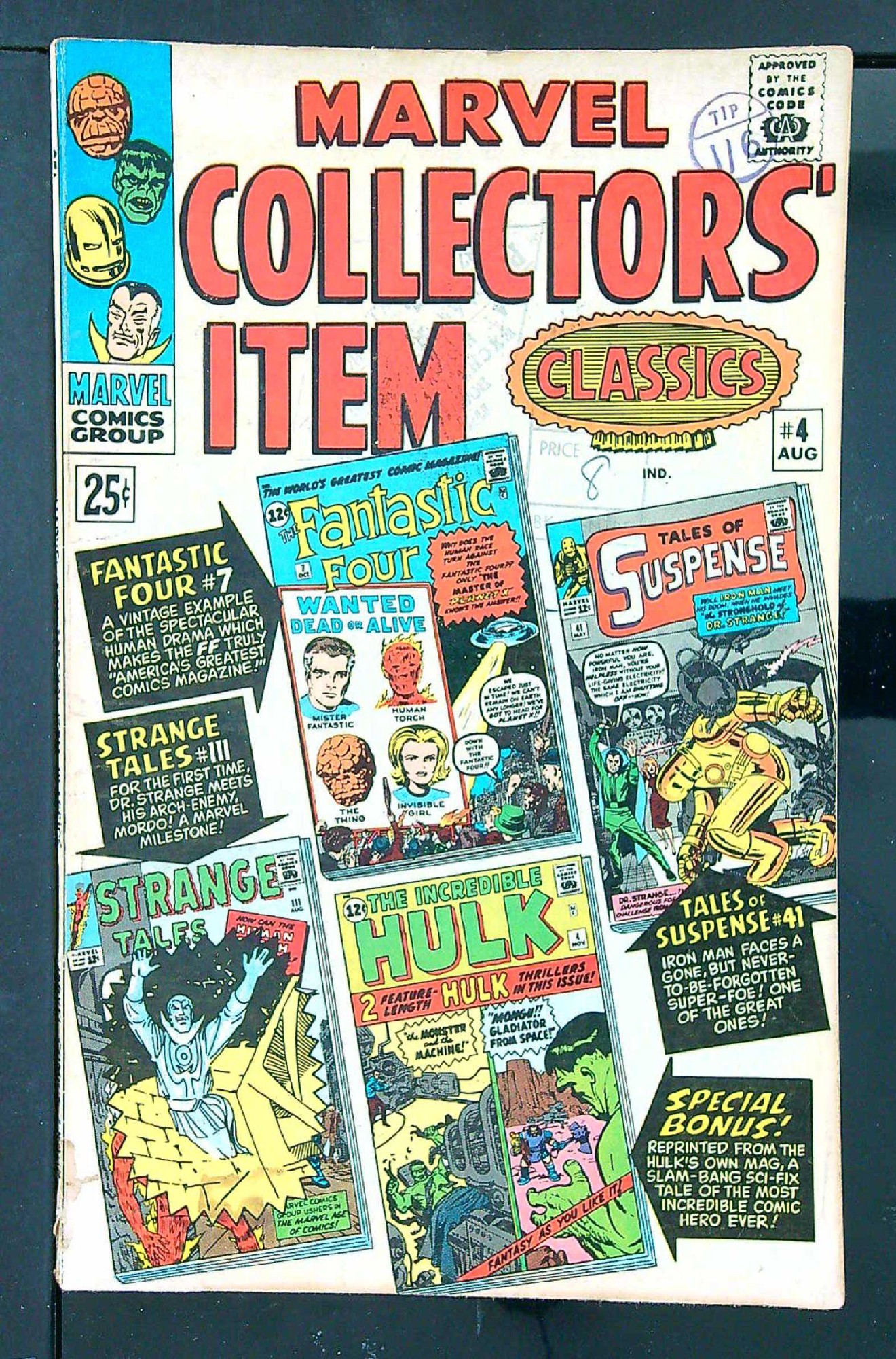 Cover of Marvel Collectors Item Classics (Vol 1) #4. One of 250,000 Vintage American Comics on sale from Krypton!