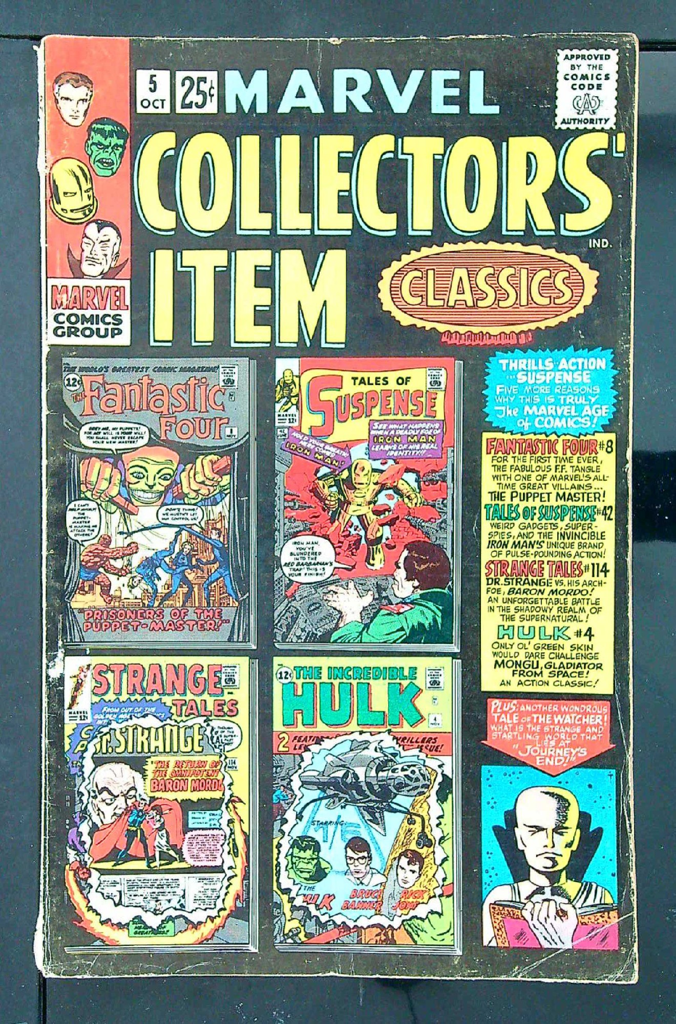 Cover of Marvel Collectors Item Classics (Vol 1) #5. One of 250,000 Vintage American Comics on sale from Krypton!