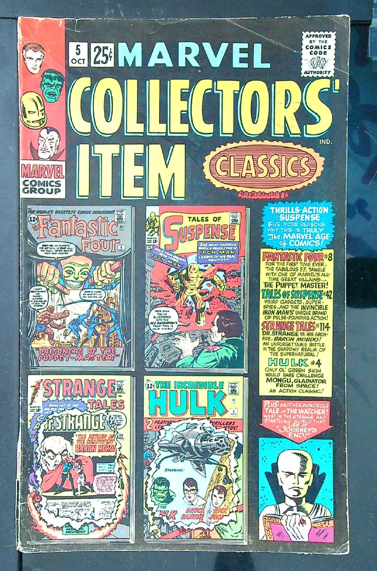 Cover of Marvel Collectors Item Classics (Vol 1) #5. One of 250,000 Vintage American Comics on sale from Krypton!