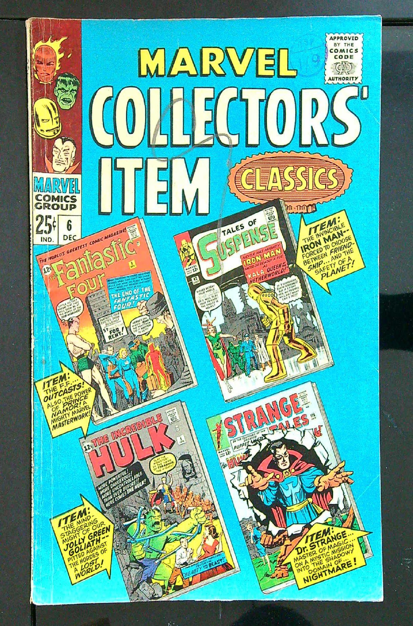 Cover of Marvel Collectors Item Classics (Vol 1) #6. One of 250,000 Vintage American Comics on sale from Krypton!