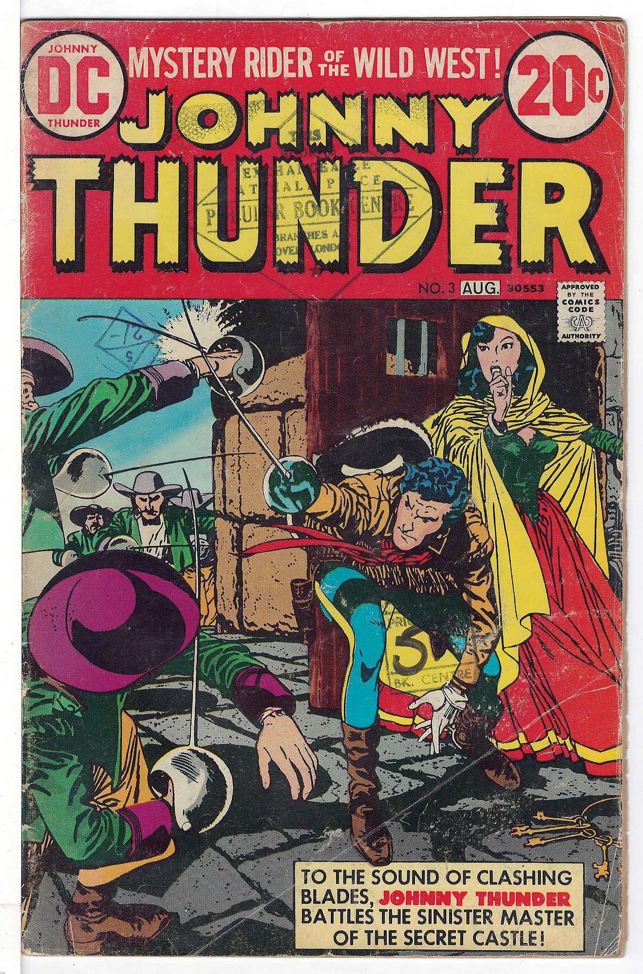 Cover of Johnny Thunder (Vol 1) #3. One of 250,000 Vintage American Comics on sale from Krypton!