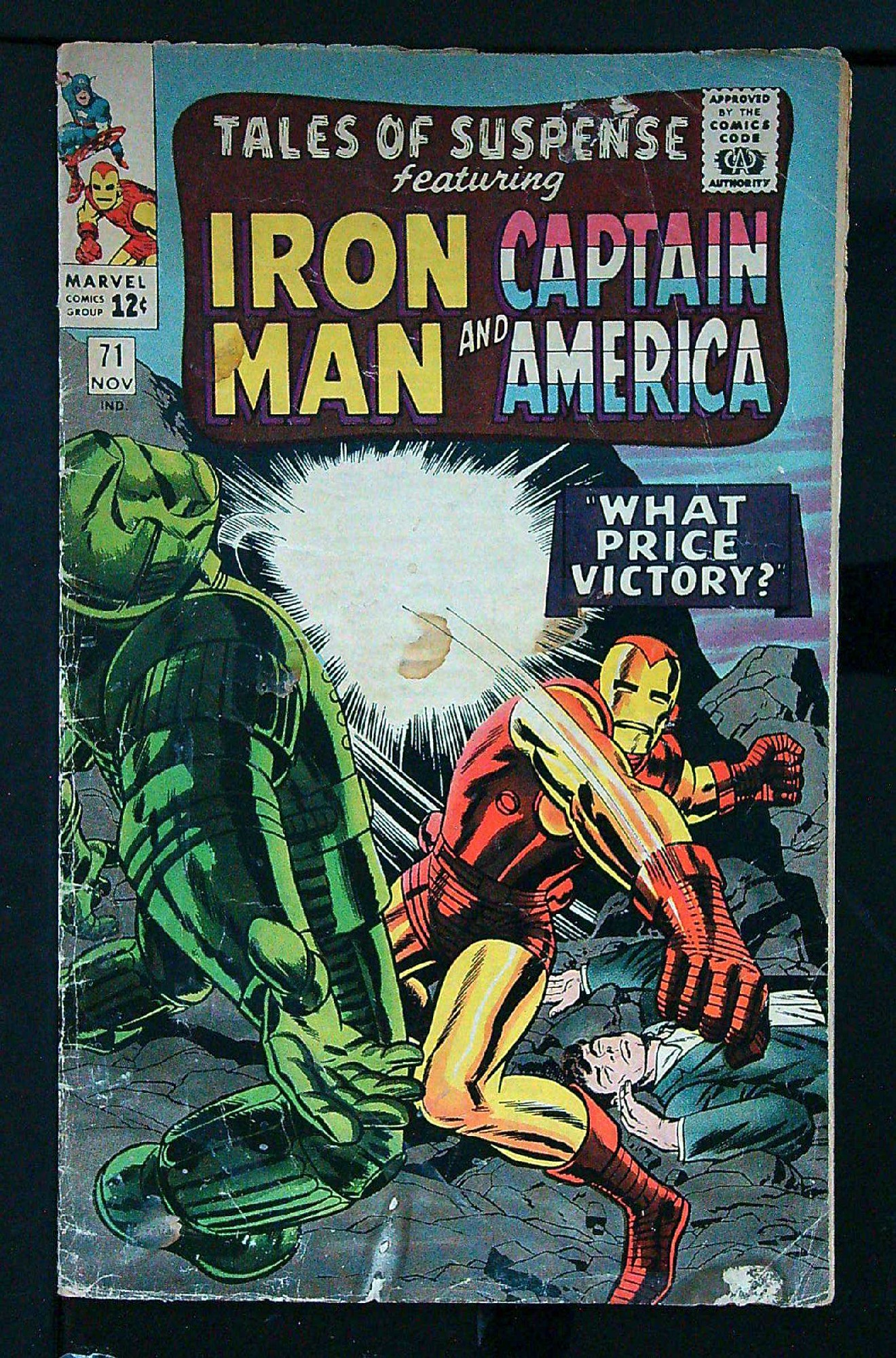 Cover of Tales of Suspense (Vol 1) #71. One of 250,000 Vintage American Comics on sale from Krypton!