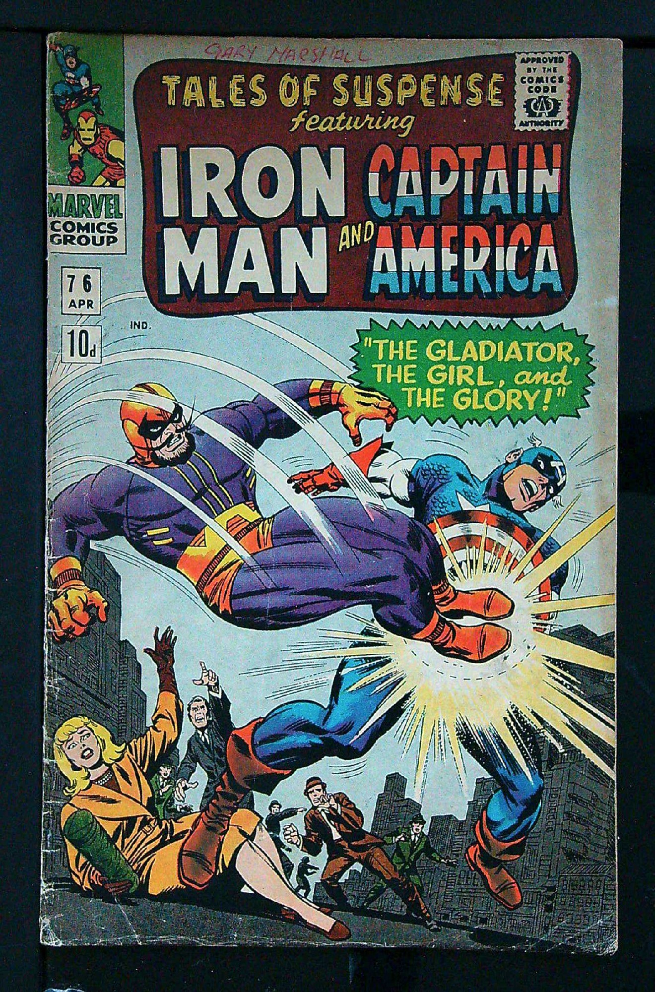 Cover of Tales of Suspense (Vol 1) #76. One of 250,000 Vintage American Comics on sale from Krypton!