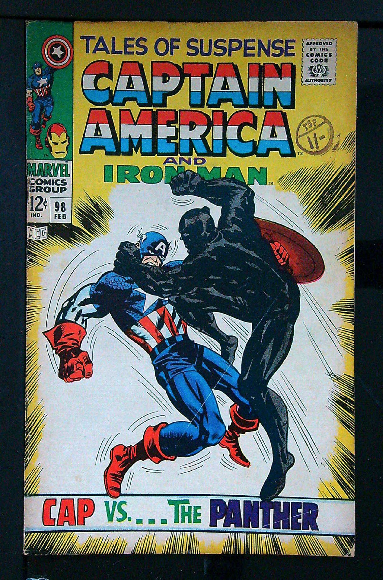 Cover of Tales of Suspense (Vol 1) #98. One of 250,000 Vintage American Comics on sale from Krypton!