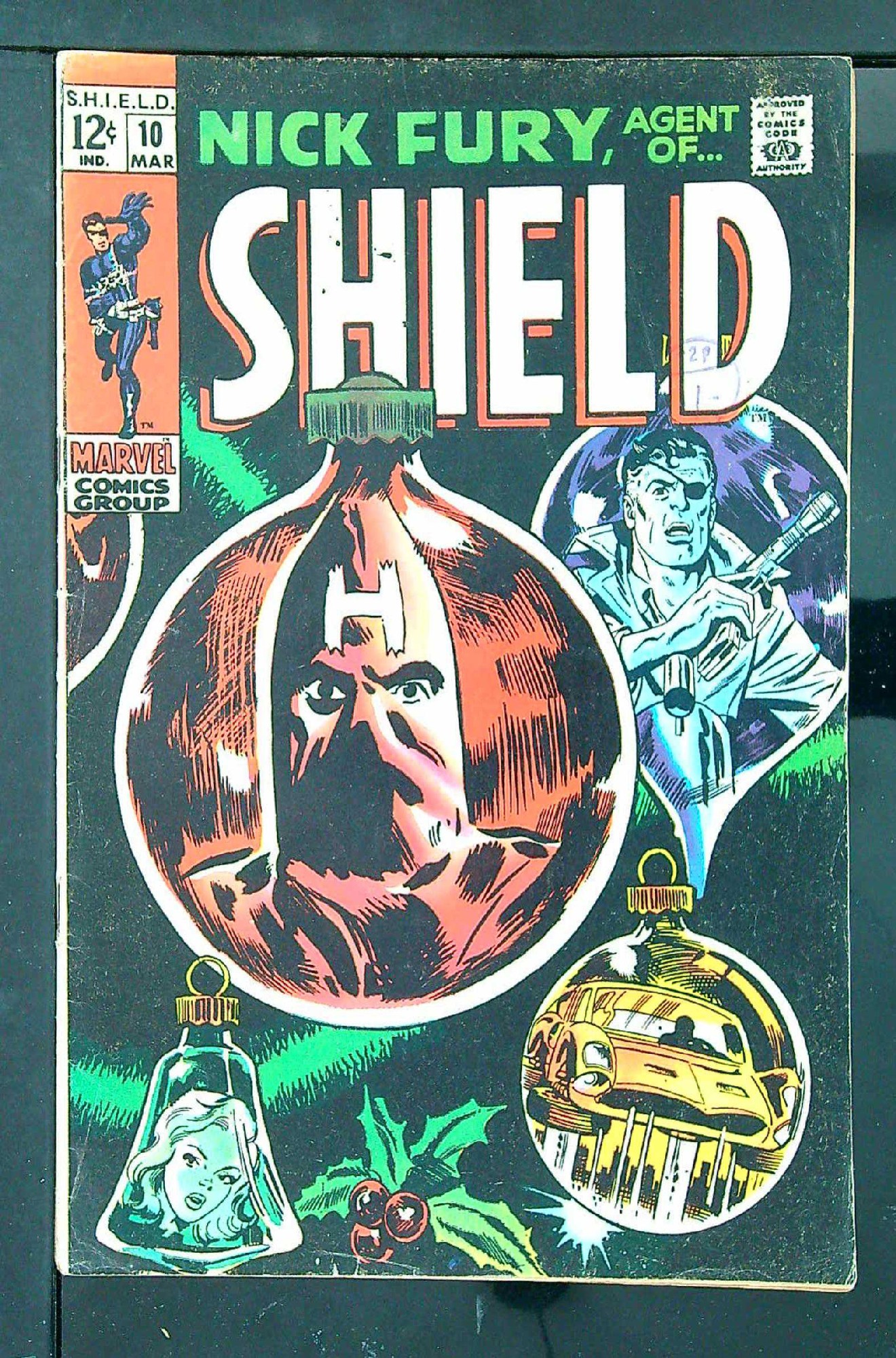 Cover of Nick Fury Agent of SHIELD (Vol 1) #10. One of 250,000 Vintage American Comics on sale from Krypton!