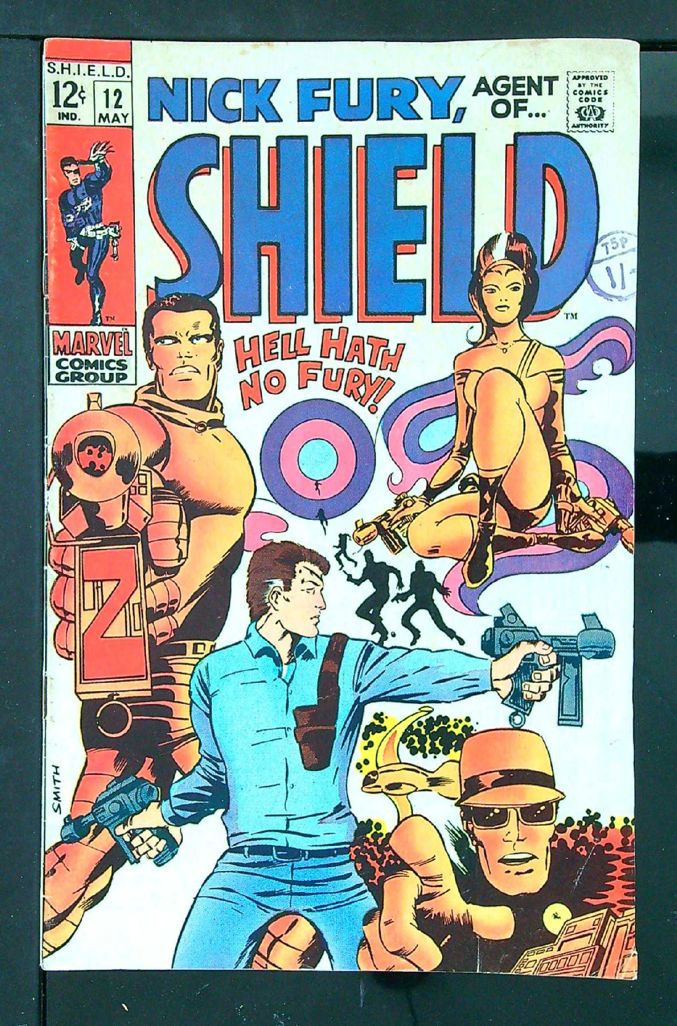 Cover of Nick Fury Agent of SHIELD (Vol 1) #12. One of 250,000 Vintage American Comics on sale from Krypton!