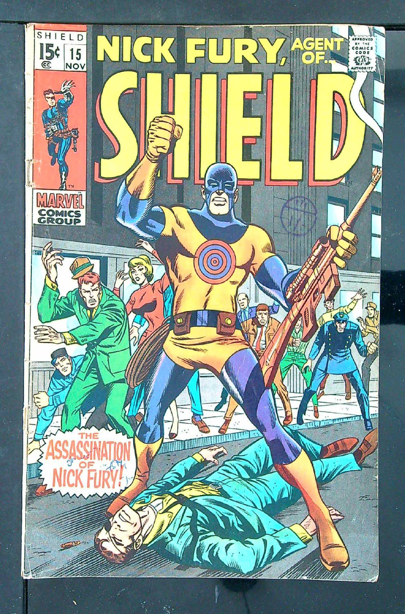 Cover of Nick Fury Agent of SHIELD (Vol 1) #15. One of 250,000 Vintage American Comics on sale from Krypton!