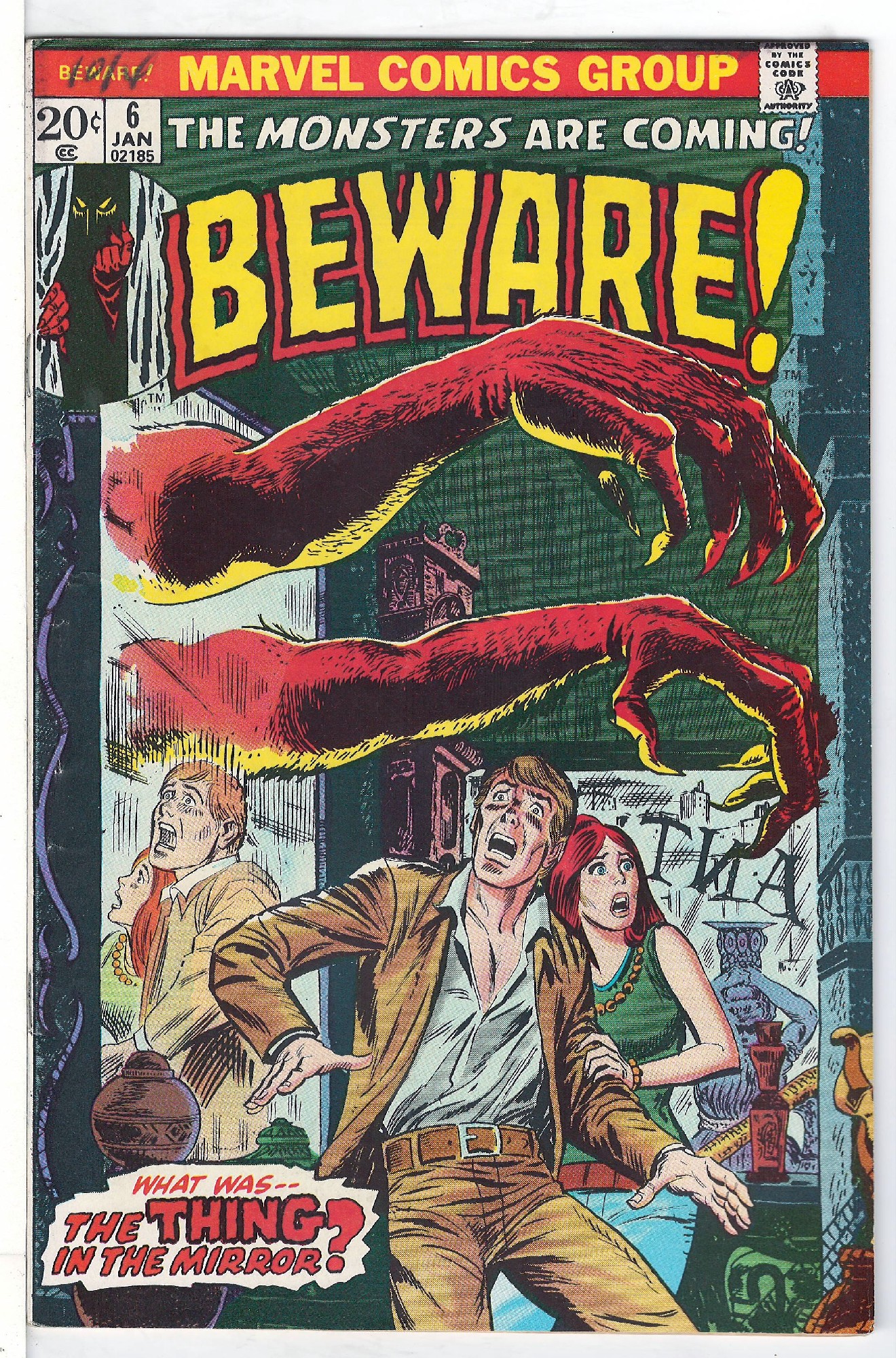 Cover of Beware! (Vol 1) #6. One of 250,000 Vintage American Comics on sale from Krypton!