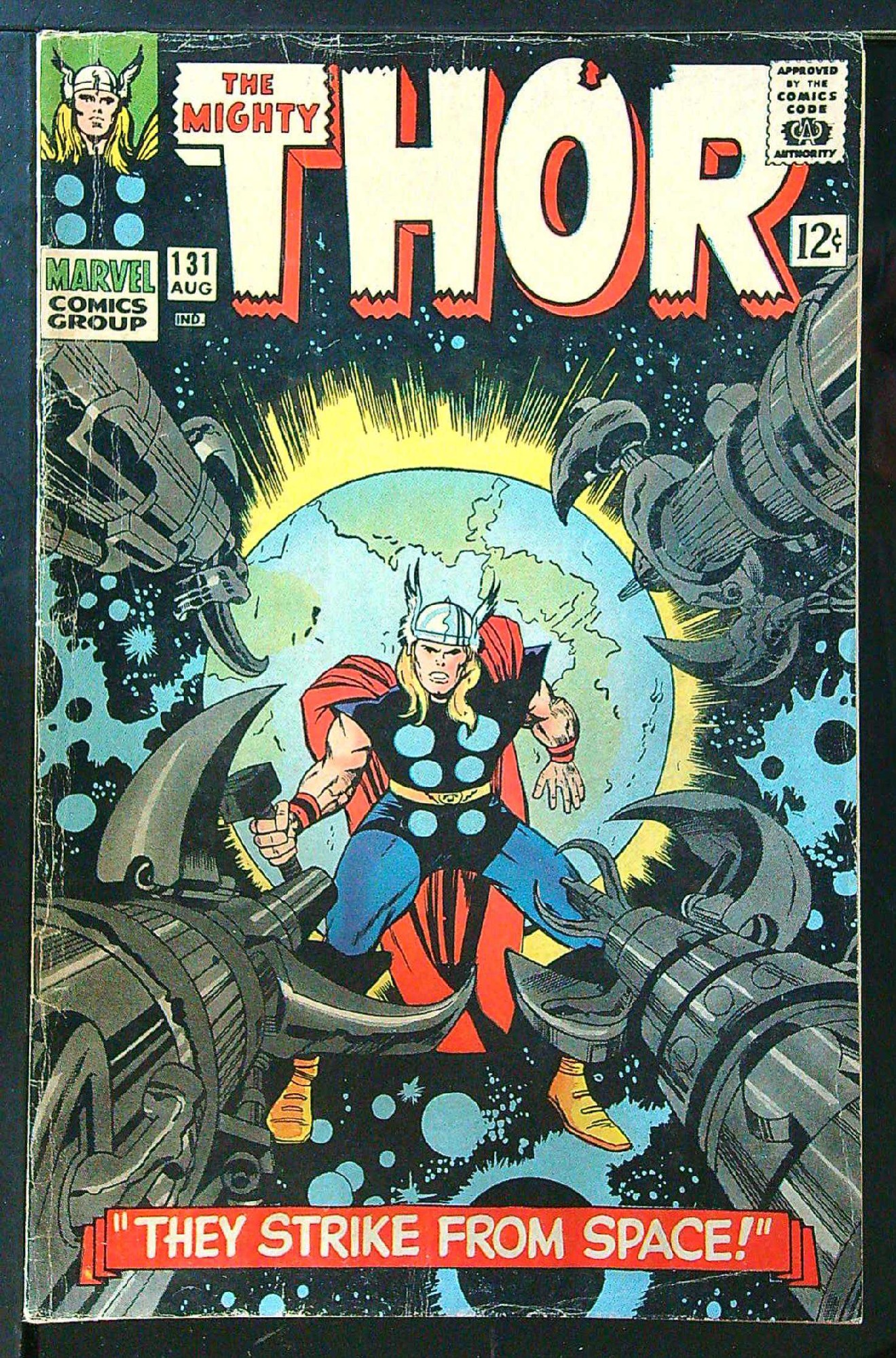 Cover of Thor (Vol 1) #131. One of 250,000 Vintage American Comics on sale from Krypton!