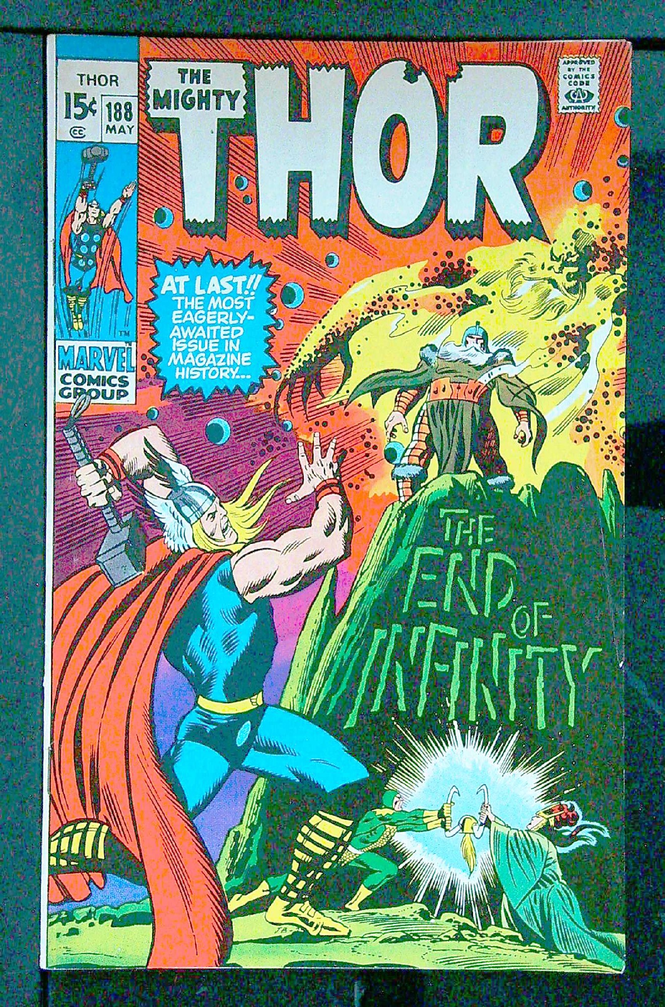 Cover of Thor (Vol 1) #188. One of 250,000 Vintage American Comics on sale from Krypton!
