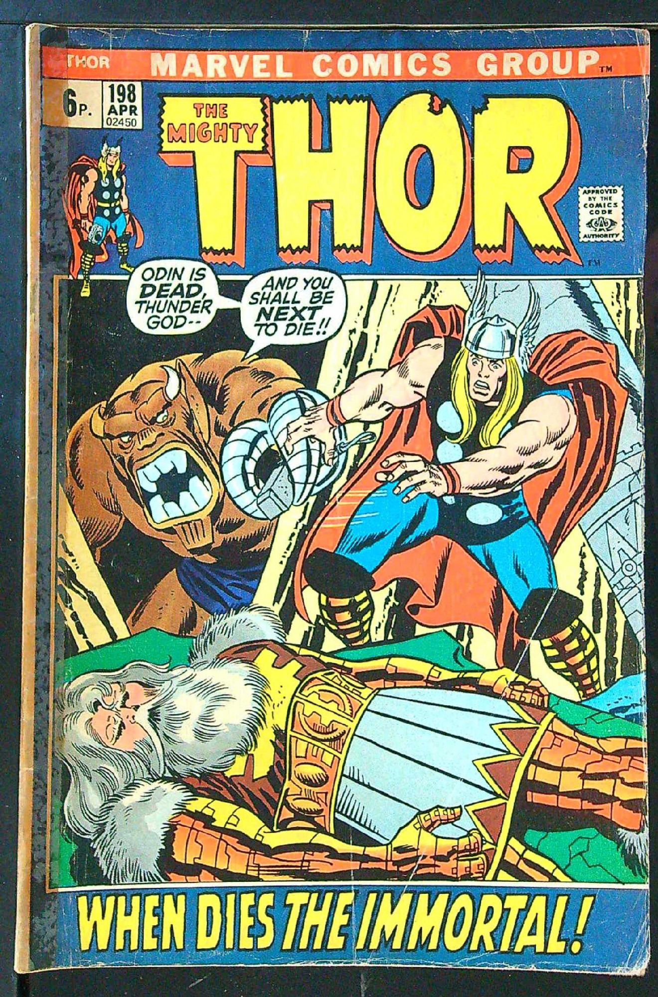 Cover of Thor (Vol 1) #198. One of 250,000 Vintage American Comics on sale from Krypton!