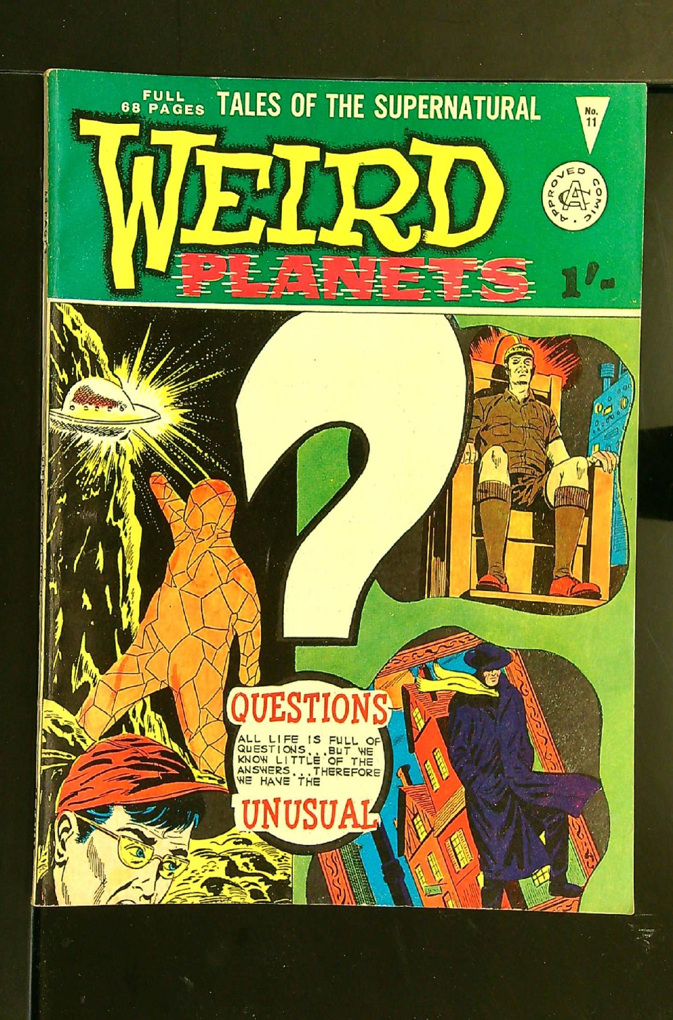 ACTUAL SCAN OF COMIC!<br> Cover of Weird Planets (Class) Tales of the Supernatural #11. One of 250,000 Vintage American Comics on sale from Krypton!