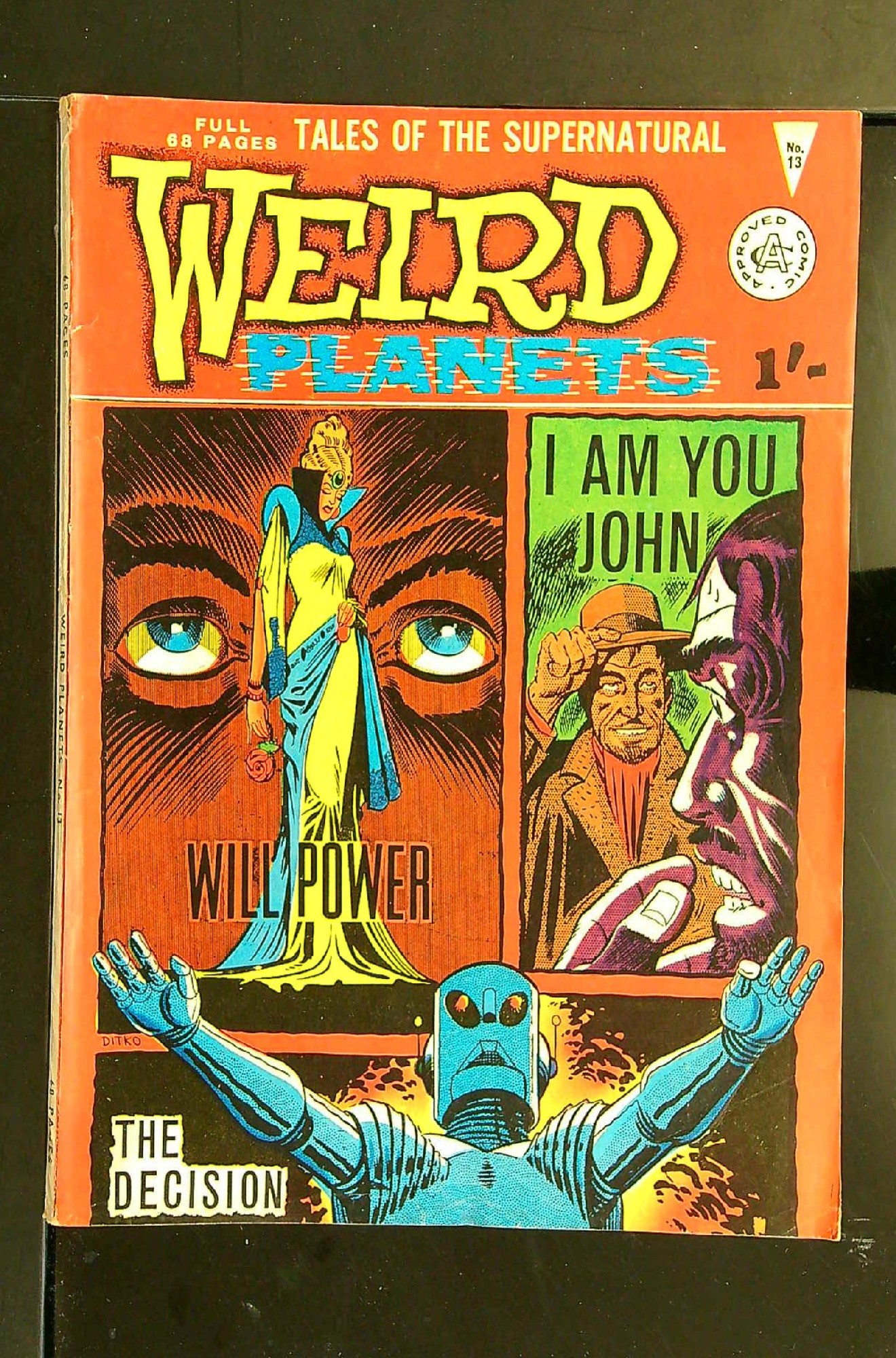 ACTUAL SCAN OF COMIC!<br> Cover of Weird Planets (Class) Tales of the Supernatural #13. One of 250,000 Vintage American Comics on sale from Krypton!