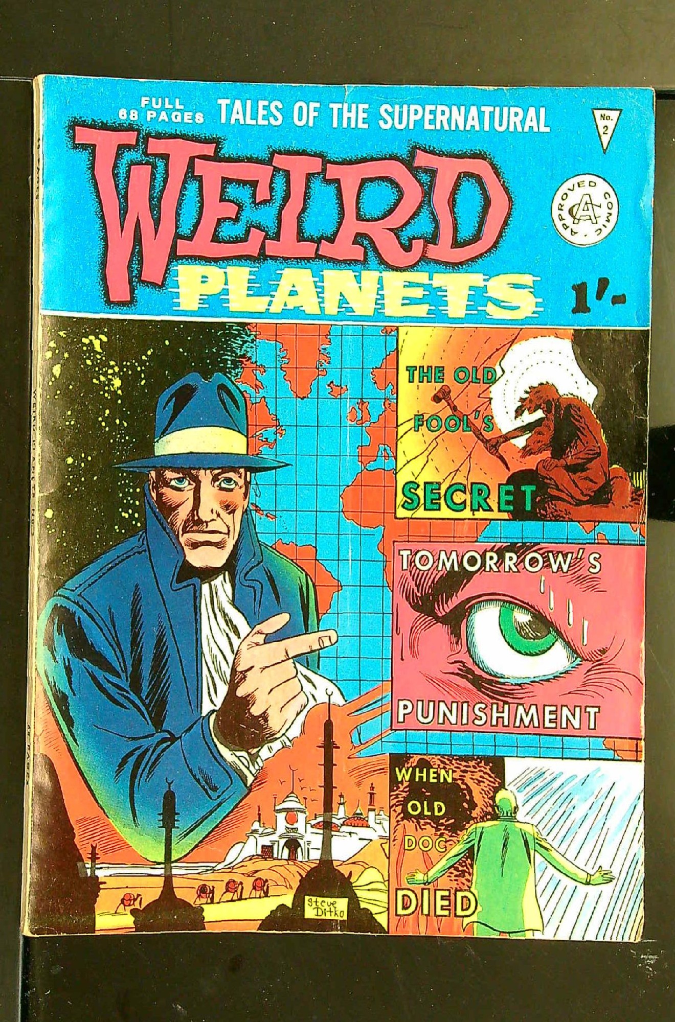 ACTUAL SCAN OF COMIC!<br> Cover of Weird Planets (Class) Tales of the Supernatural #2. One of 250,000 Vintage American Comics on sale from Krypton!