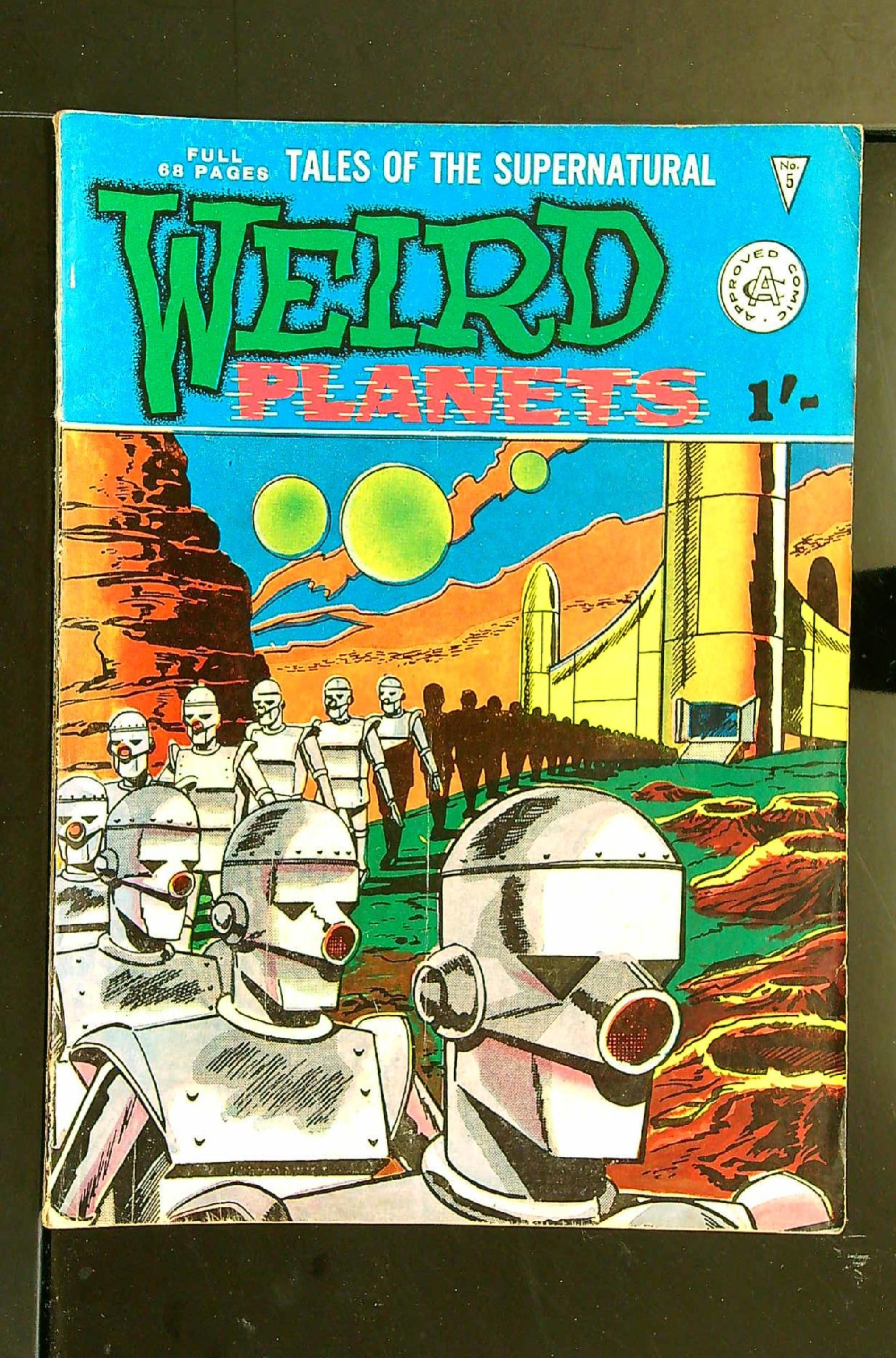 ACTUAL SCAN OF COMIC!<br> Cover of Weird Planets (Class) Tales of the Supernatural #5. One of 250,000 Vintage American Comics on sale from Krypton!