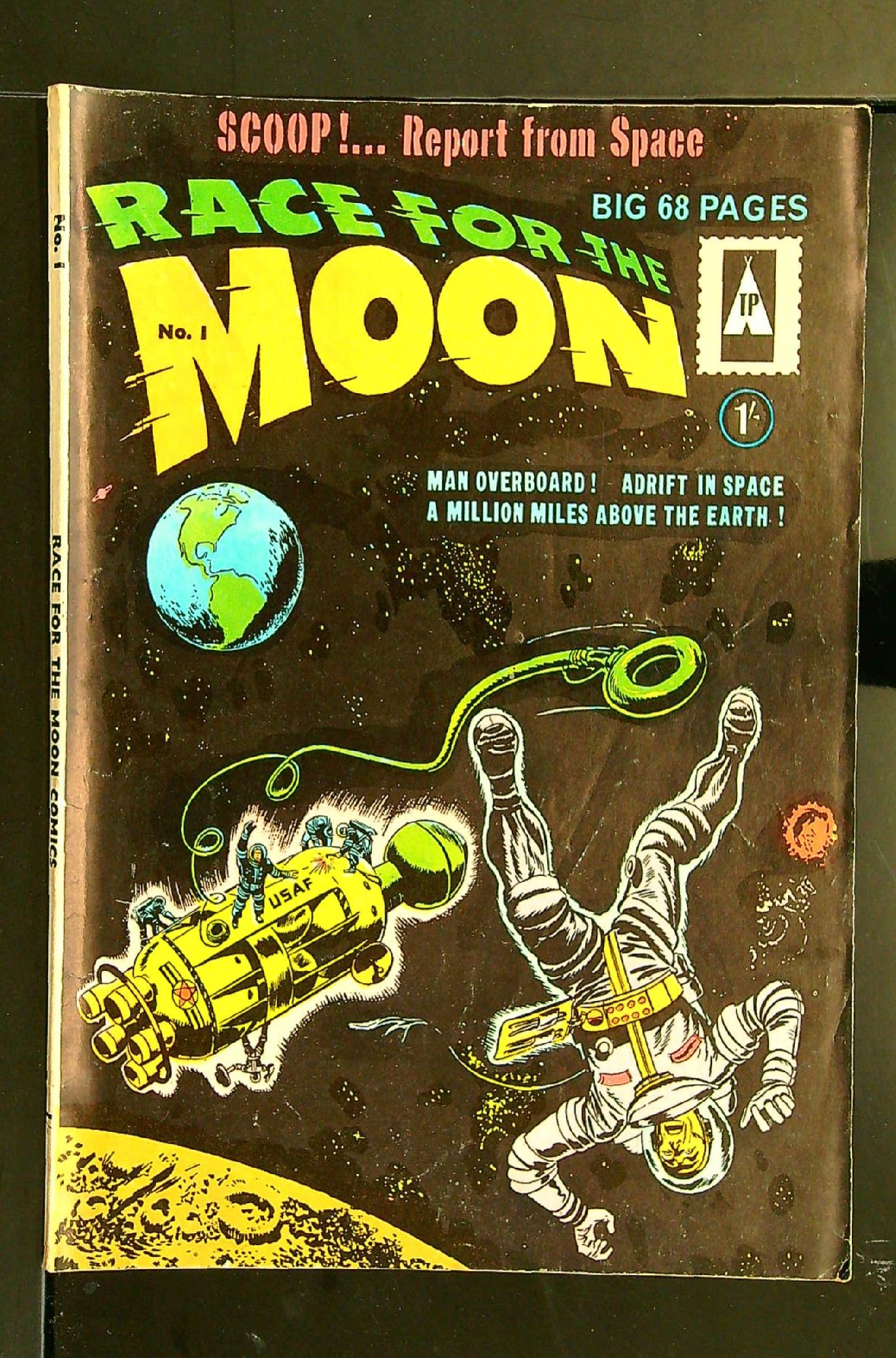 Cover of Race for the Moon (Top Sellers) #1. One of 250,000 Vintage American Comics on sale from Krypton!