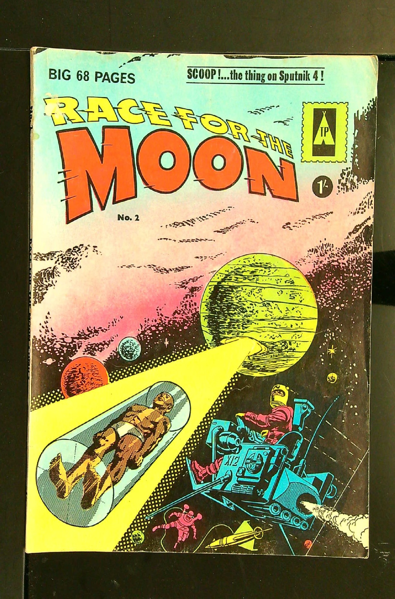 ACTUAL SCAN OF COMIC!<br> Cover of Race for the Moon (Top Sellers) #2. One of 250,000 Vintage American Comics on sale from Krypton!