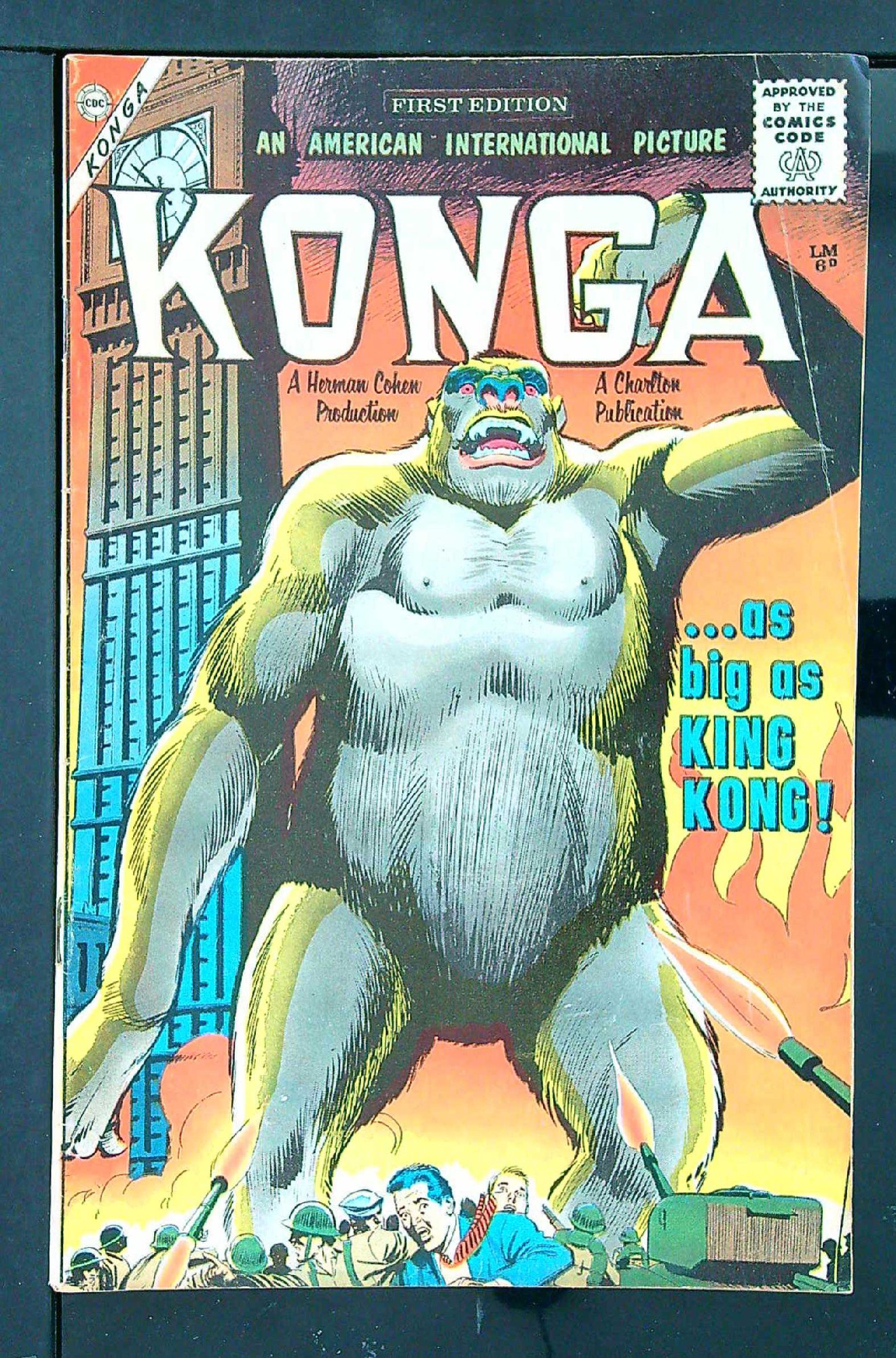 Cover of Konga (Vol 1) #1. One of 250,000 Vintage American Comics on sale from Krypton!