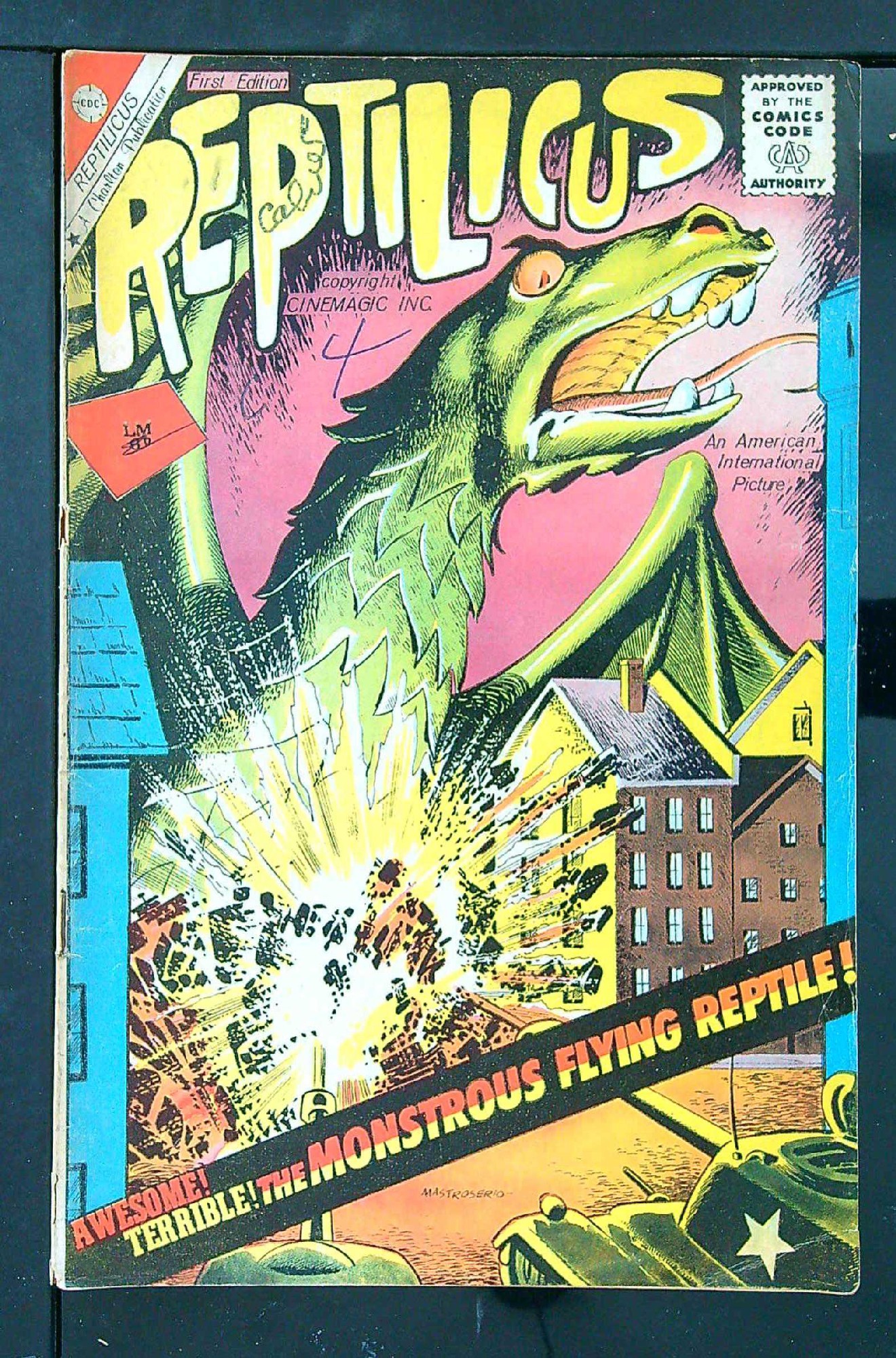 Cover of Reptilicus (Vol 1) #1. One of 250,000 Vintage American Comics on sale from Krypton!