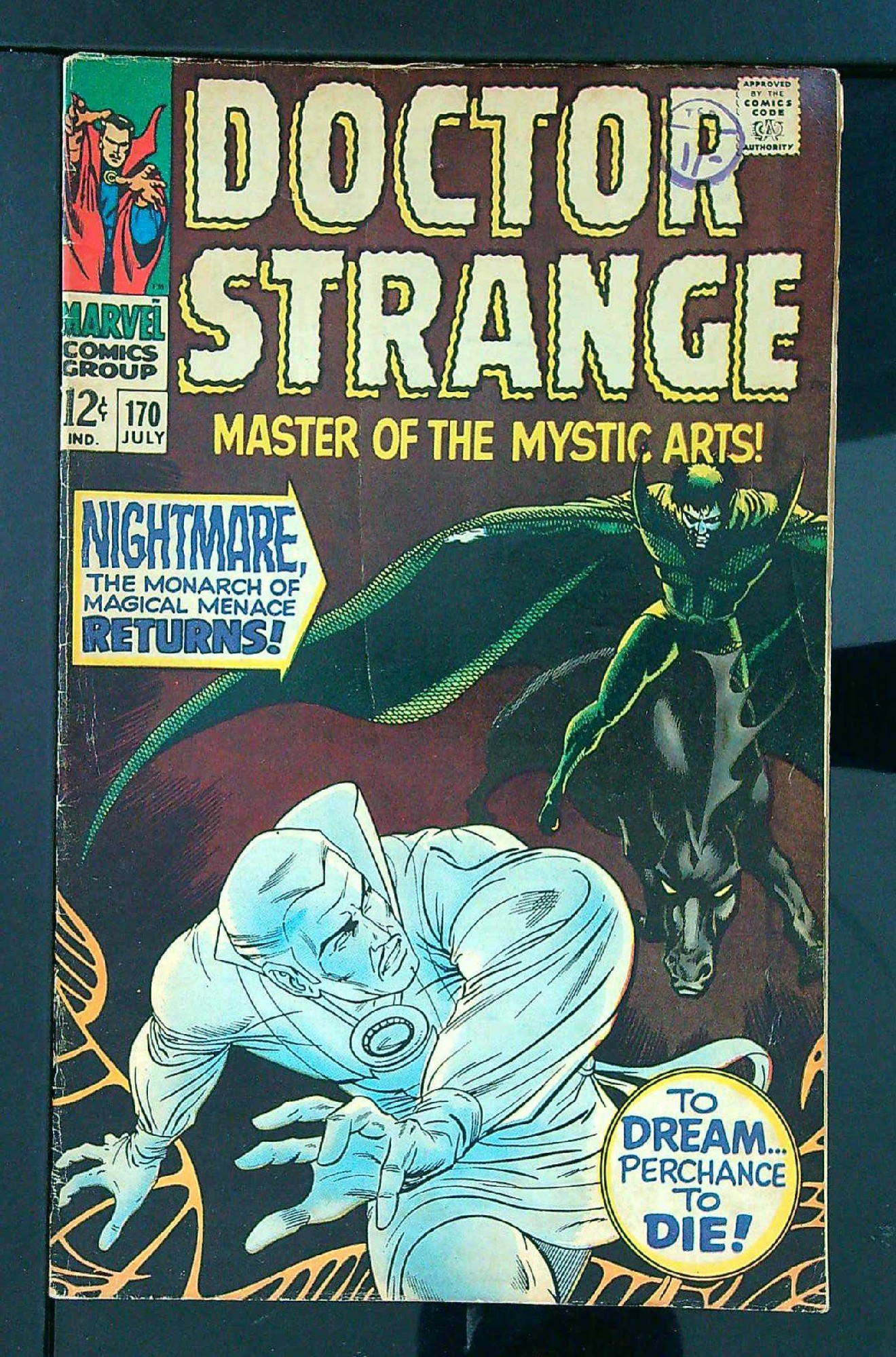 Cover of Doctor Strange (Vol 1) #170. One of 250,000 Vintage American Comics on sale from Krypton!