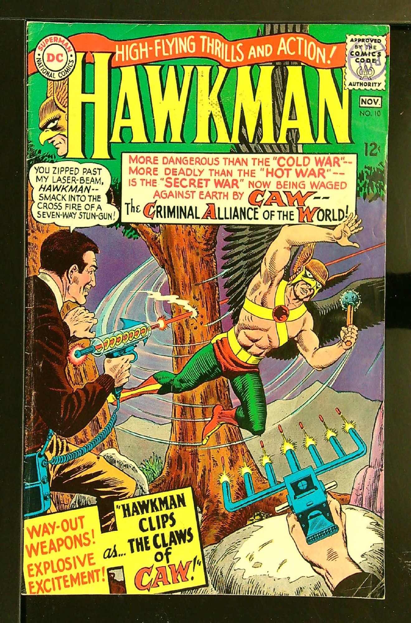 Cover of Hawkman (Vol 1) #10. One of 250,000 Vintage American Comics on sale from Krypton!