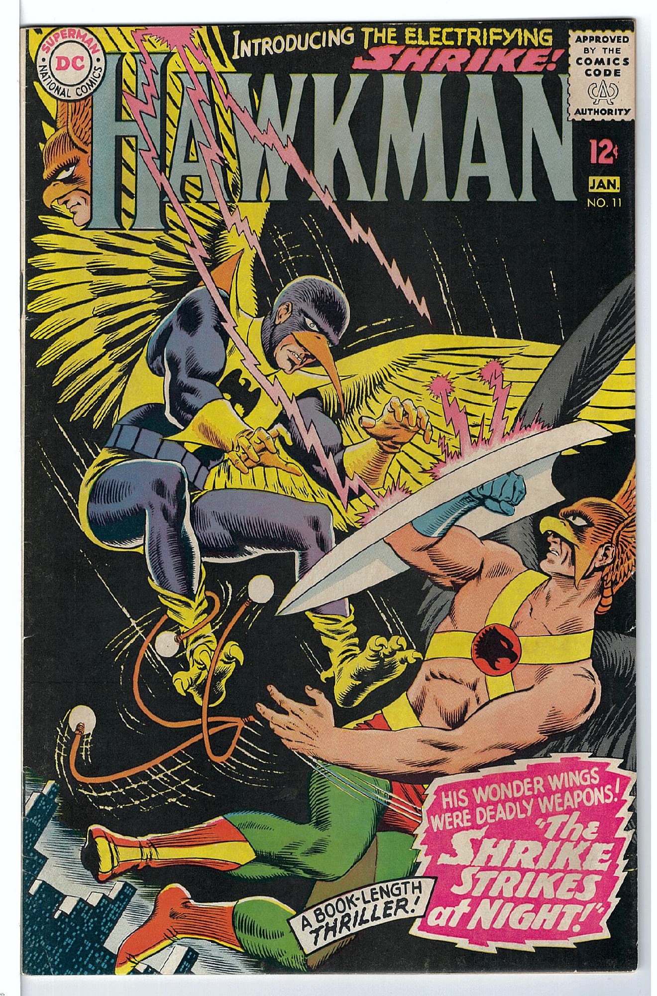 Cover of Hawkman (Vol 1) #11. One of 250,000 Vintage American Comics on sale from Krypton!