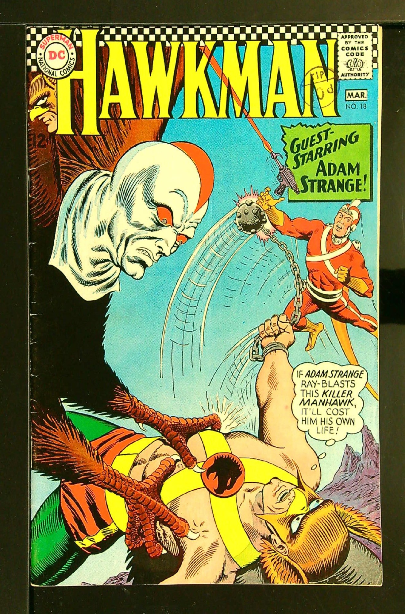 Cover of Hawkman (Vol 1) #18. One of 250,000 Vintage American Comics on sale from Krypton!