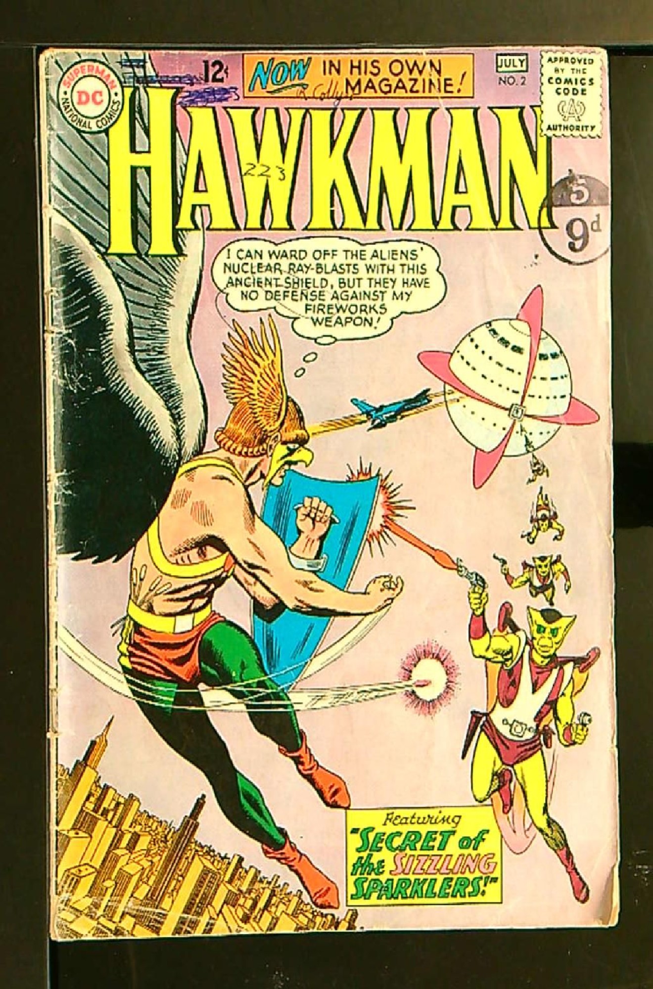 Cover of Hawkman (Vol 1) #2. One of 250,000 Vintage American Comics on sale from Krypton!