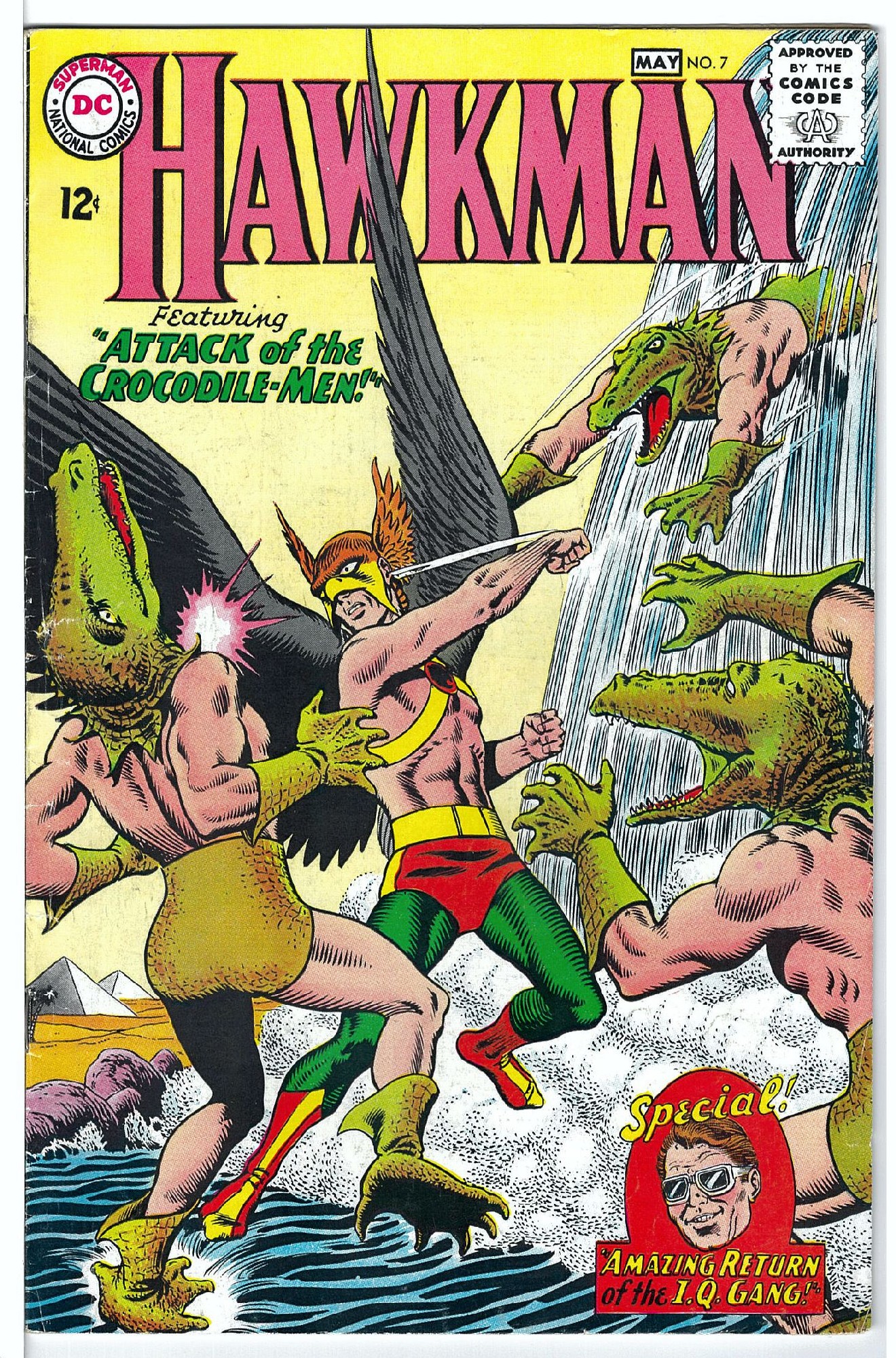 Cover of Hawkman (Vol 1) #7. One of 250,000 Vintage American Comics on sale from Krypton!