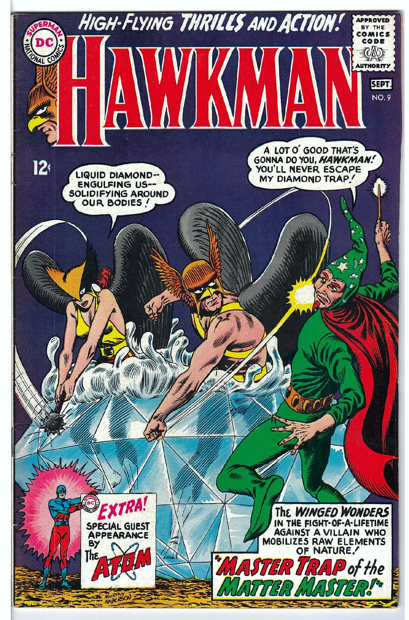 Cover of Hawkman (Vol 1) #9. One of 250,000 Vintage American Comics on sale from Krypton!