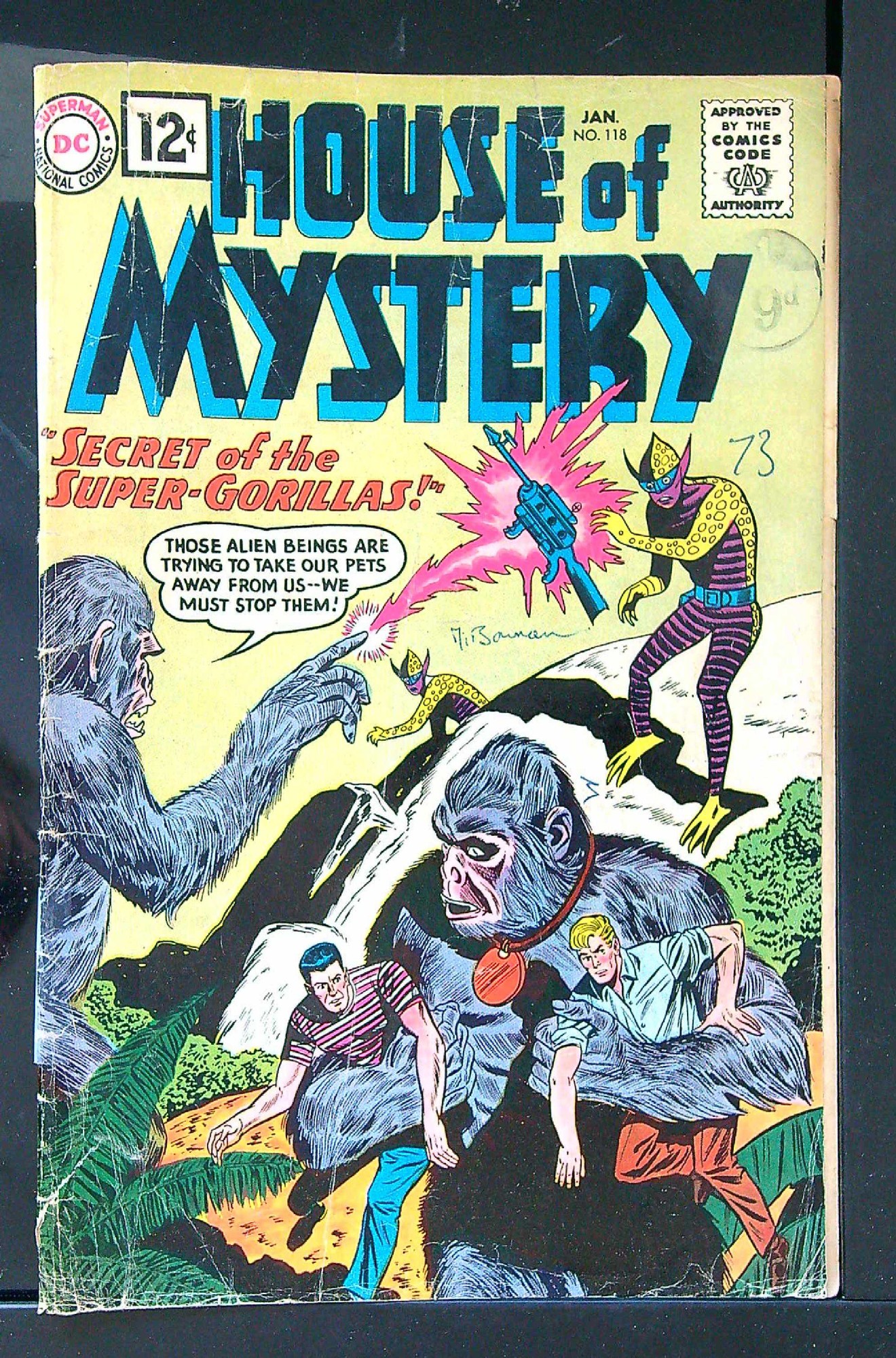 Cover of House of Mystery (Vol 1) #118. One of 250,000 Vintage American Comics on sale from Krypton!