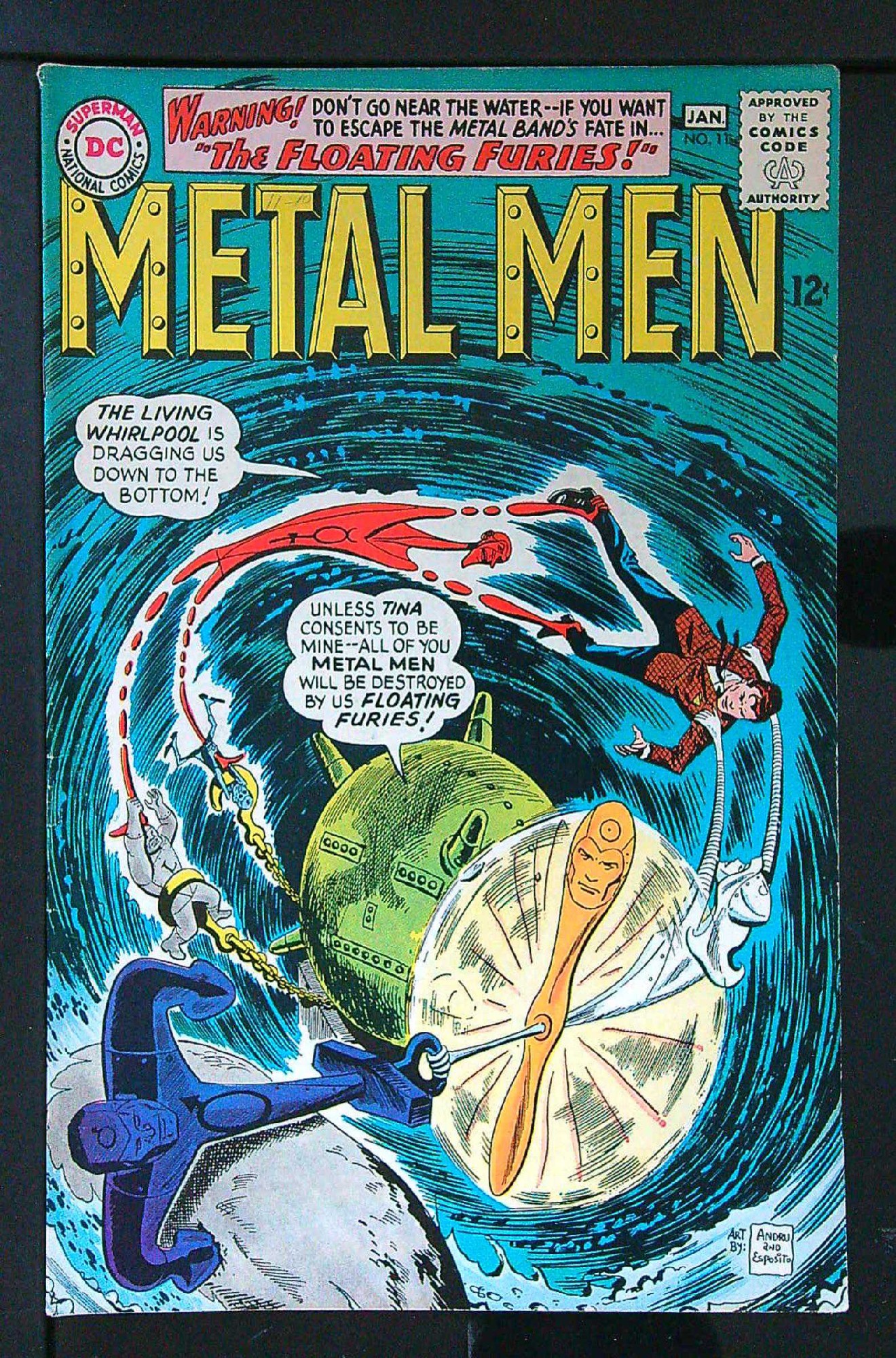 Cover of Metal Men (Vol 1) #11. One of 250,000 Vintage American Comics on sale from Krypton!