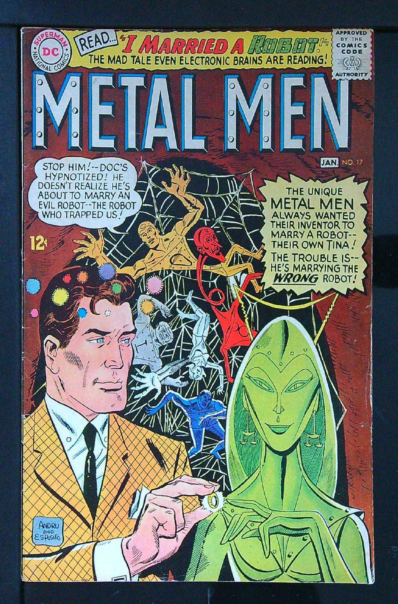 Cover of Metal Men (Vol 1) #17. One of 250,000 Vintage American Comics on sale from Krypton!