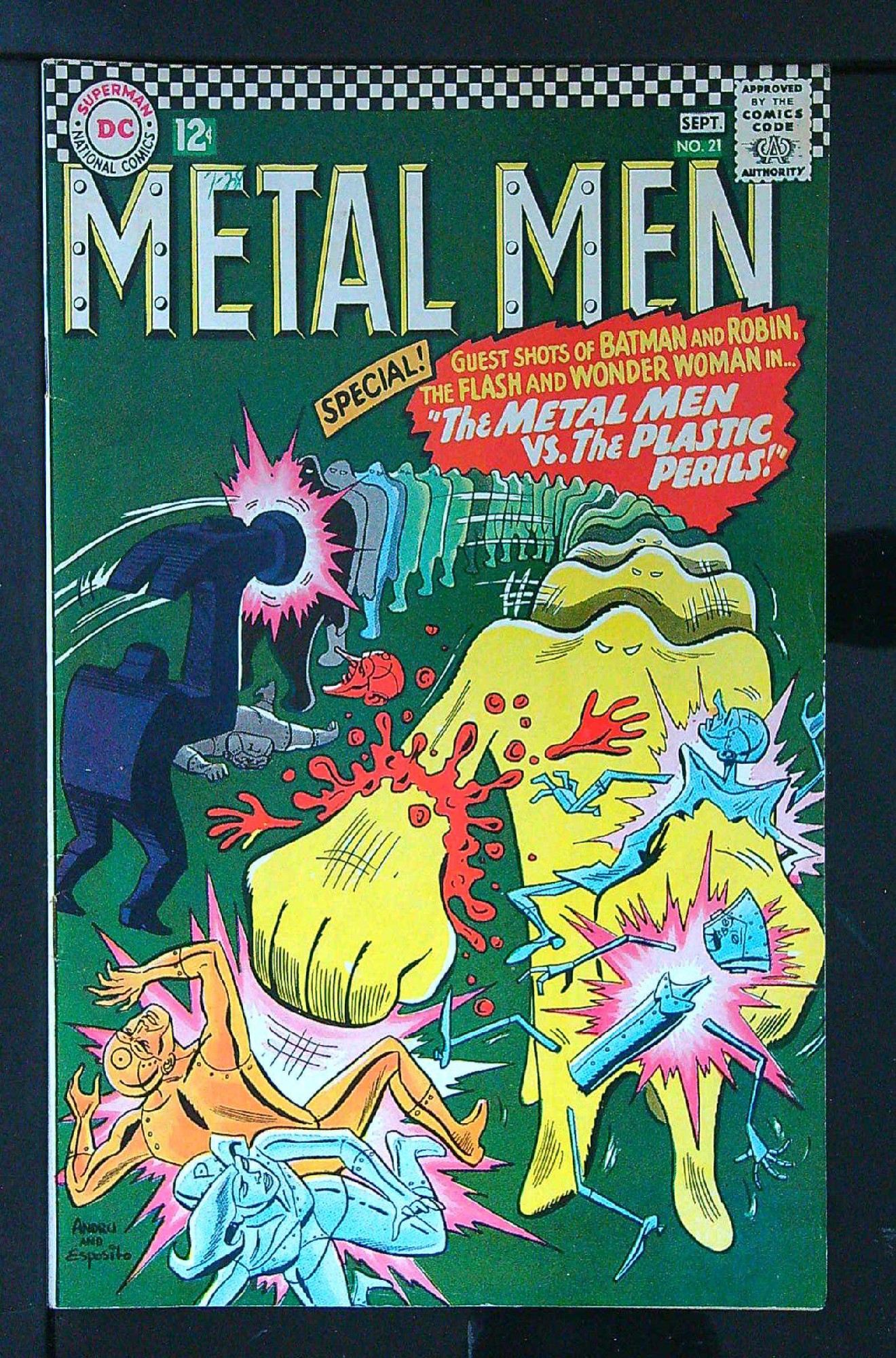 Cover of Metal Men (Vol 1) #21. One of 250,000 Vintage American Comics on sale from Krypton!